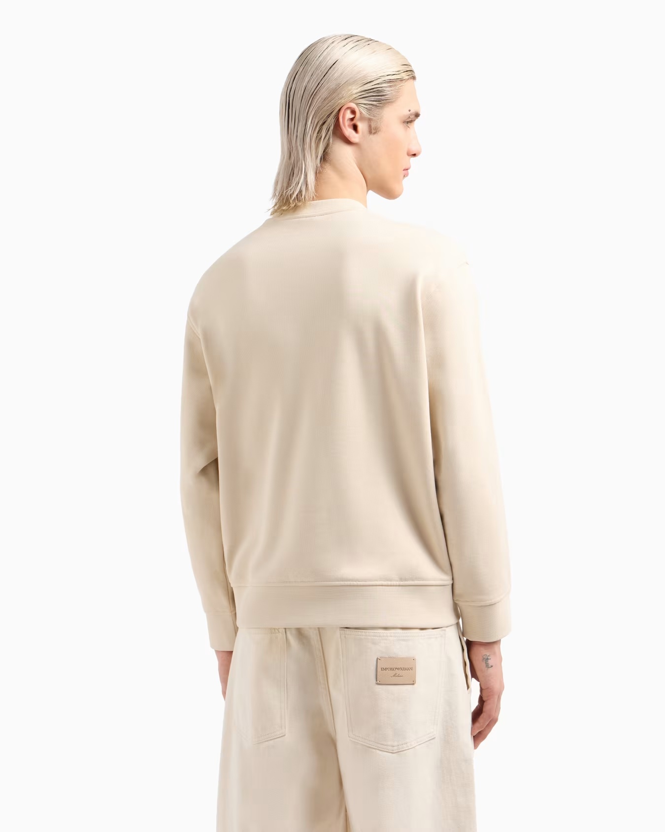 ASV French terry jersey sweatshirt with padded pocket and logo patch 3 ASV French terry jersey sweatshirt with padded pocket and logo patch