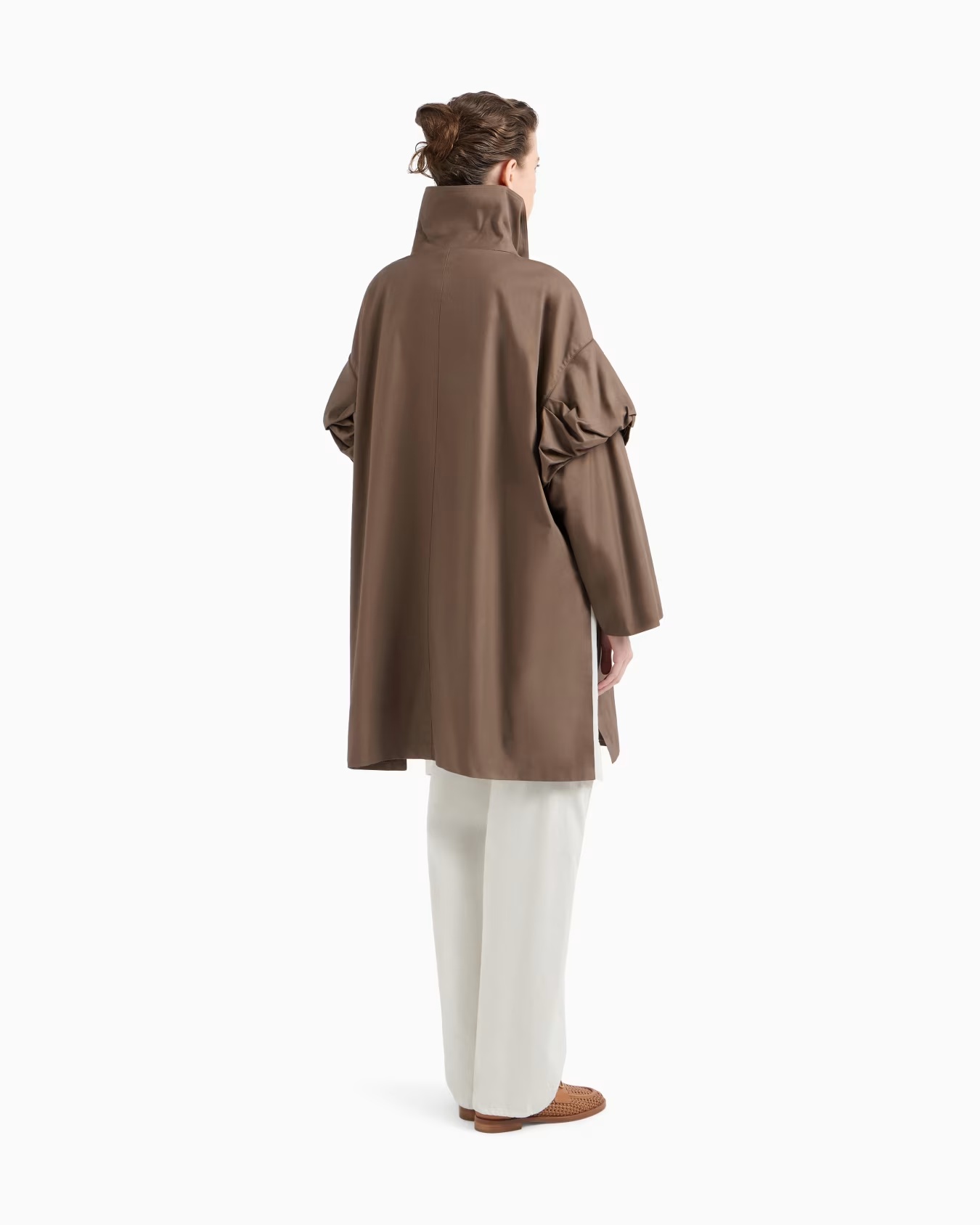 Pima gabardine trench coat with torchon 3 Pima gabardine trench coat with torchon