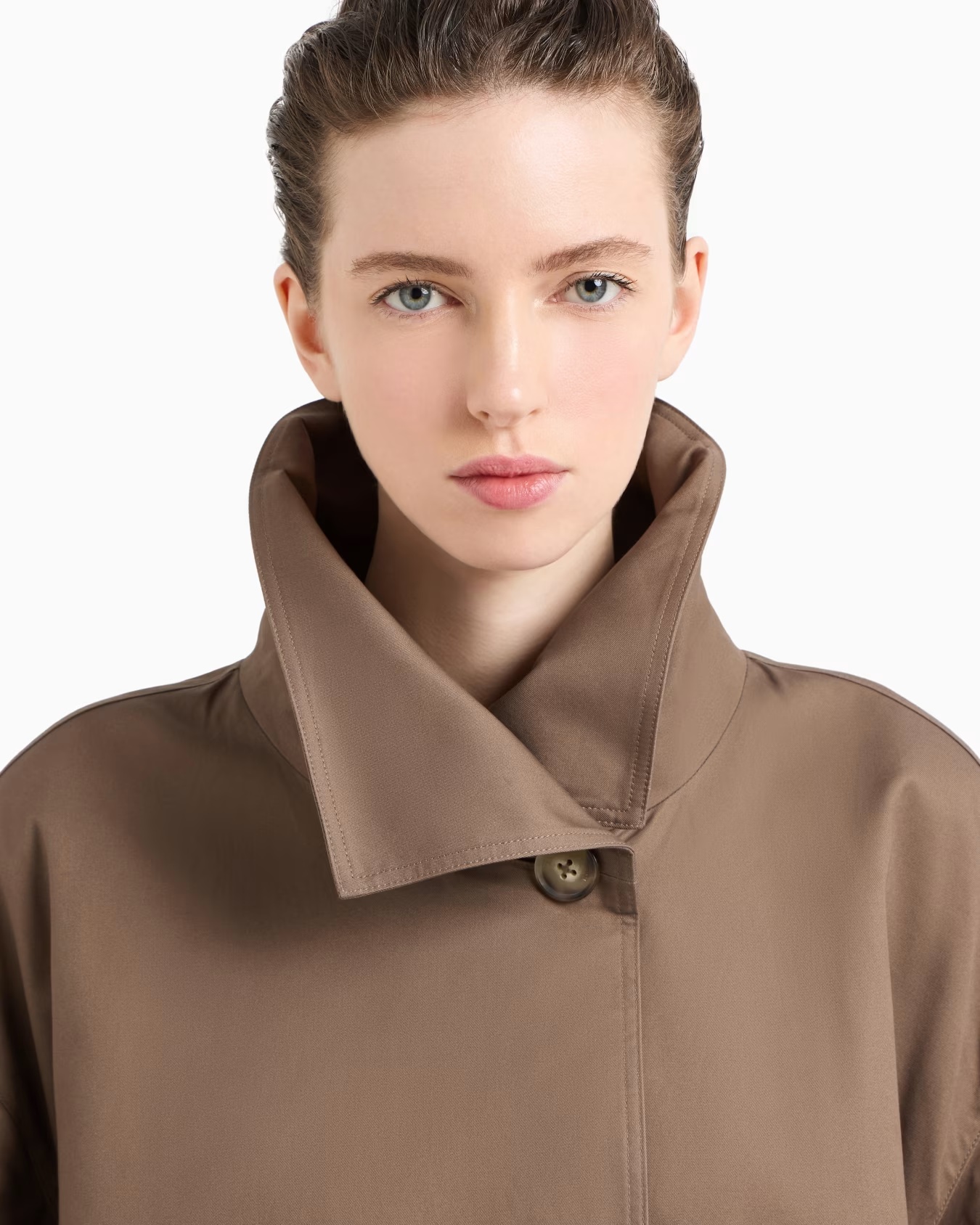 Pima gabardine trench coat with torchon 4 Pima gabardine trench coat with torchon
