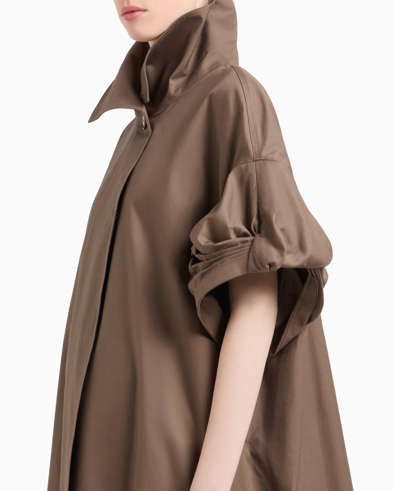 Pima gabardine trench coat with torchon 5 Pima gabardine trench coat with torchon