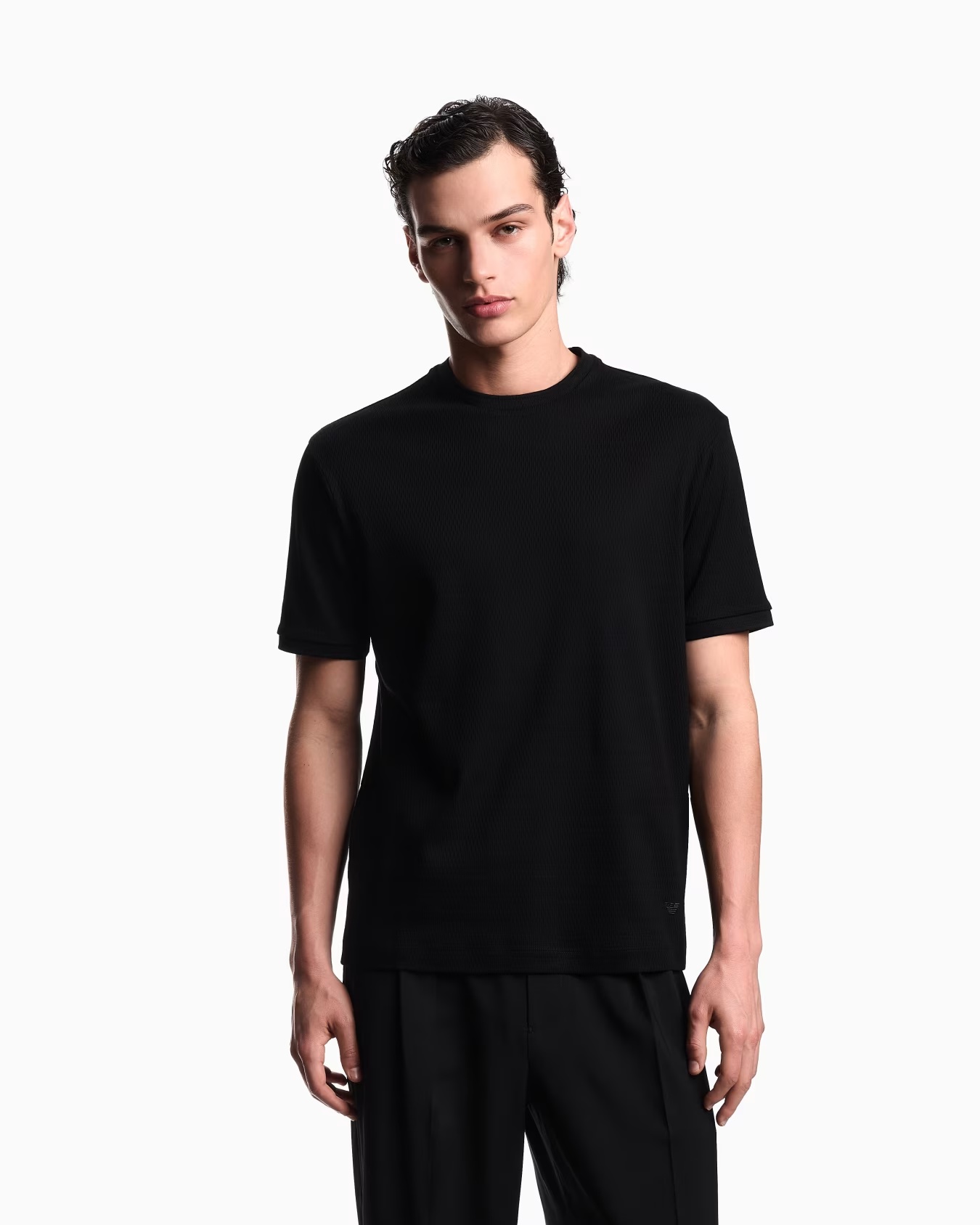 ASV jersey T-shirt with vertical jacquard motif 4 ASV jersey T-shirt with vertical jacquard motif