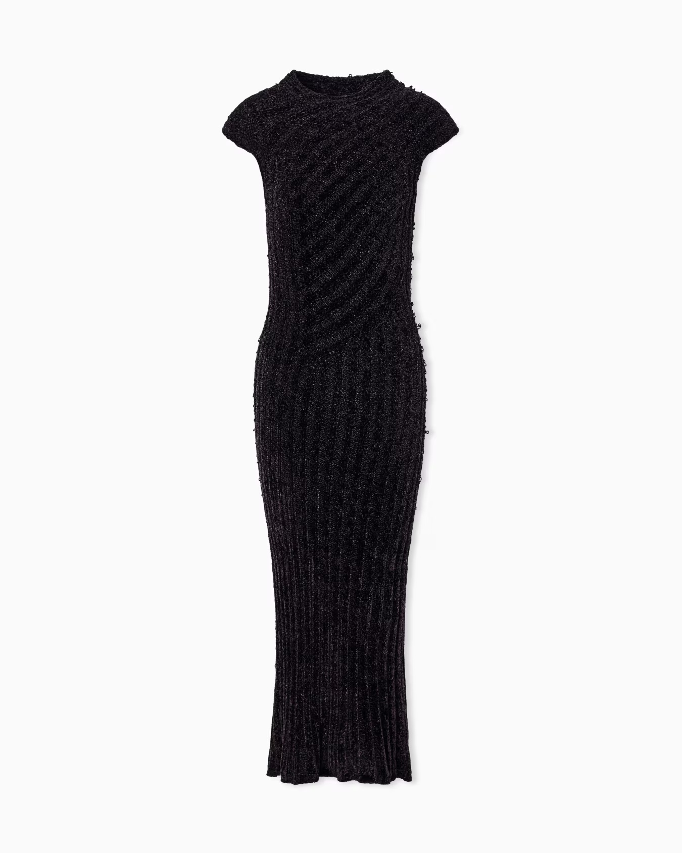 Viscose knit midi dress