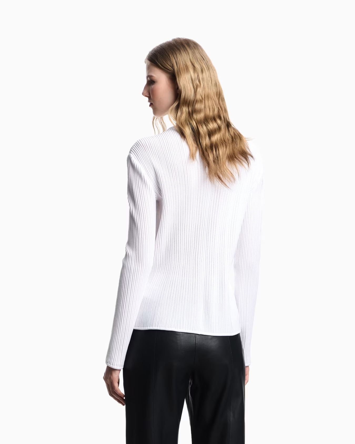 Perforated ottoman fabric jacket 3 Perforated ottoman fabric jacket