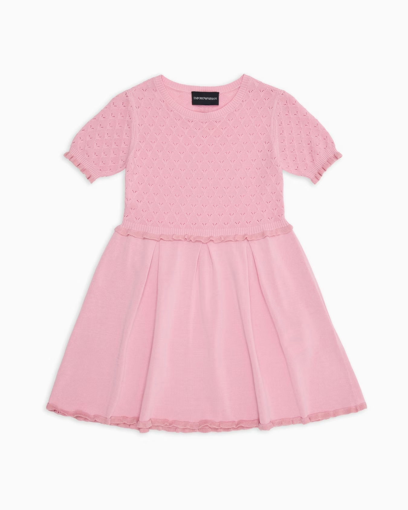 Special Occasion knit dress with openwork motif