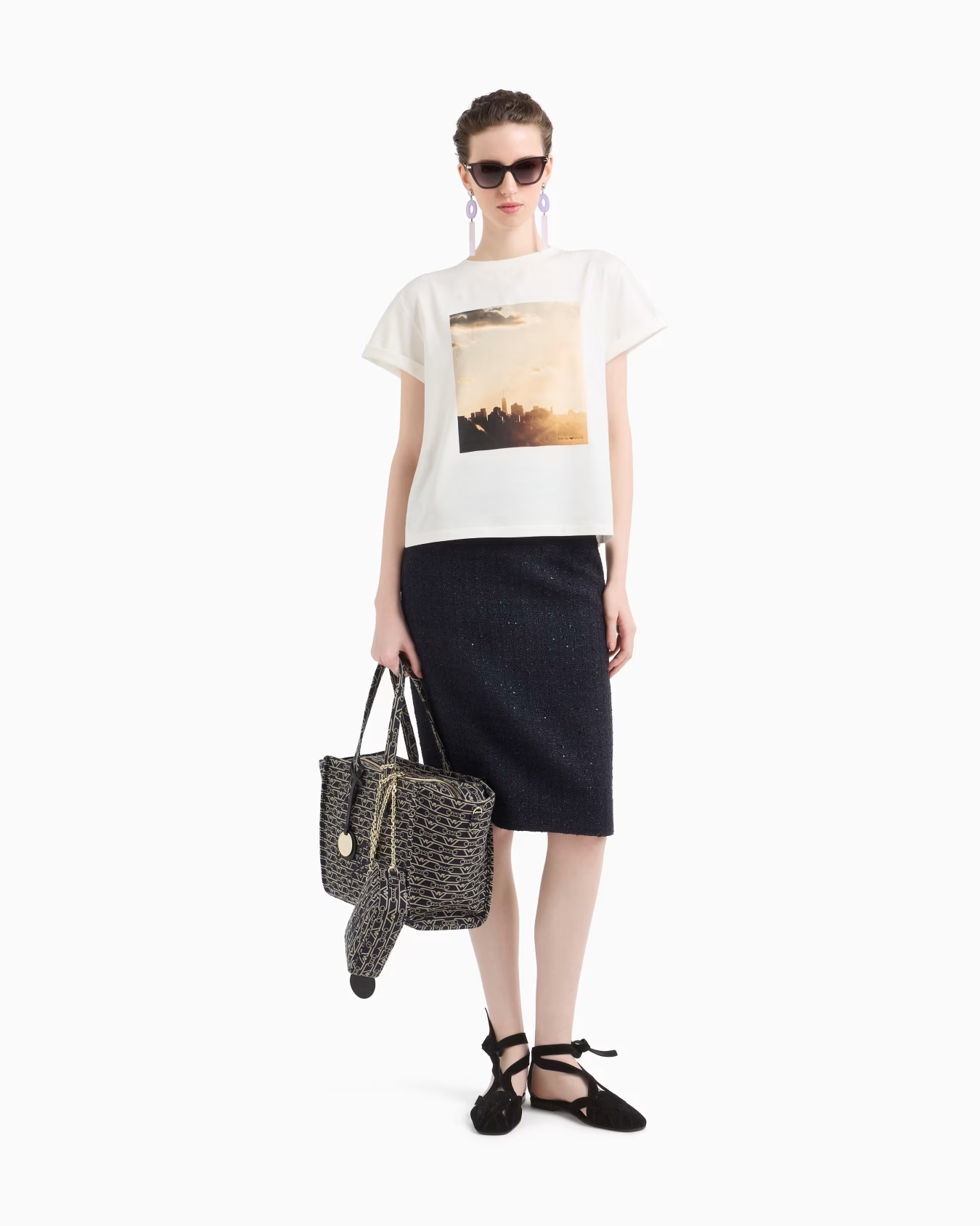 Dawn to Dusk jersey T-shirt with print 2 Dawn to Dusk jersey T-shirt with print