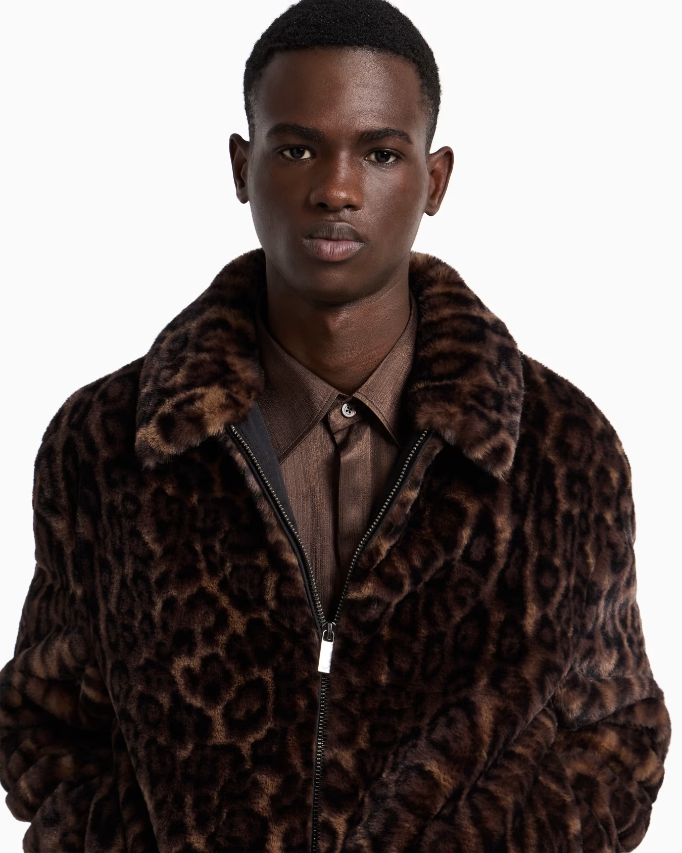 Animal-print faux-fur blouson 5 Animal-print faux-fur blouson