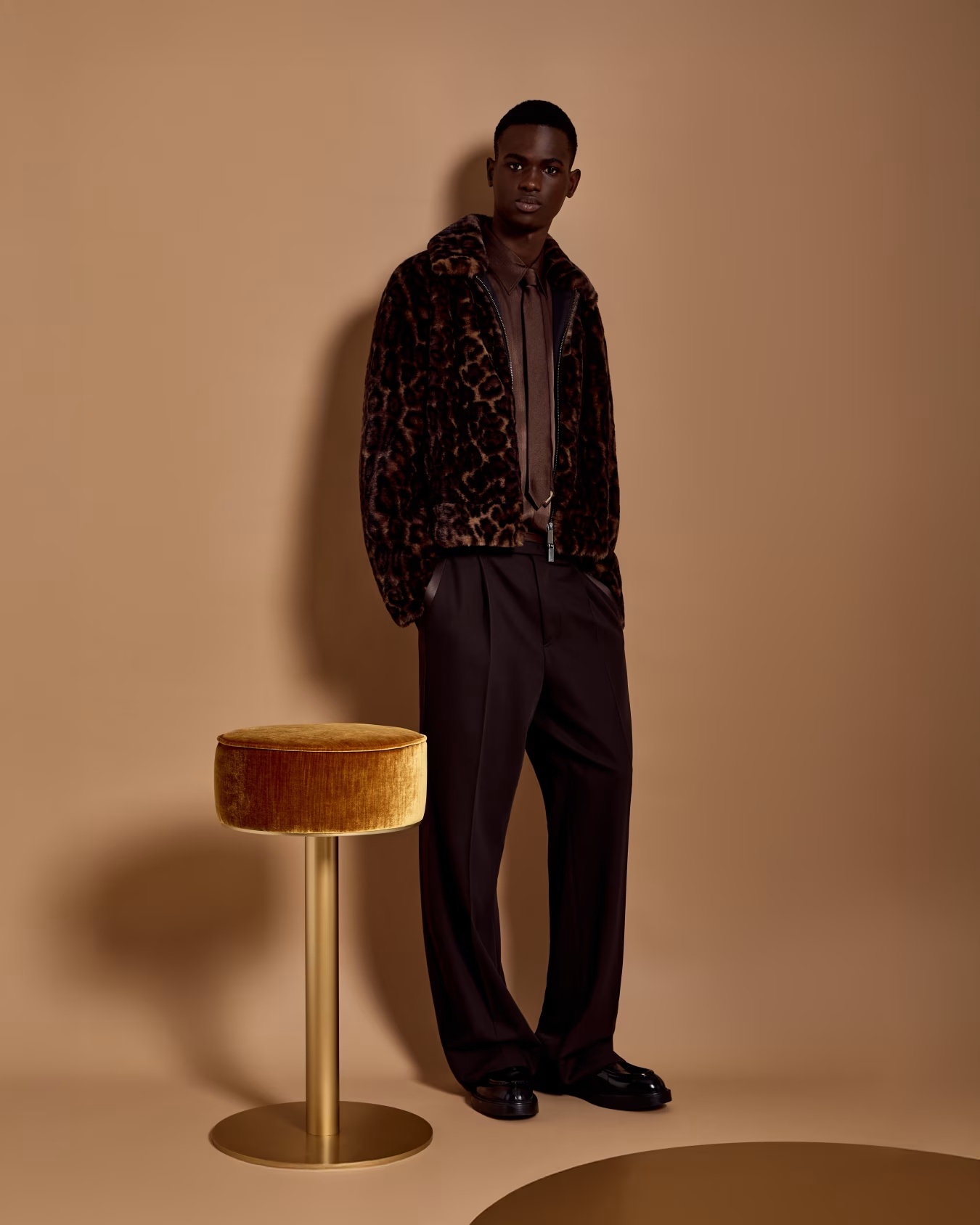 Animal-print faux-fur blouson 6 Animal-print faux-fur blouson
