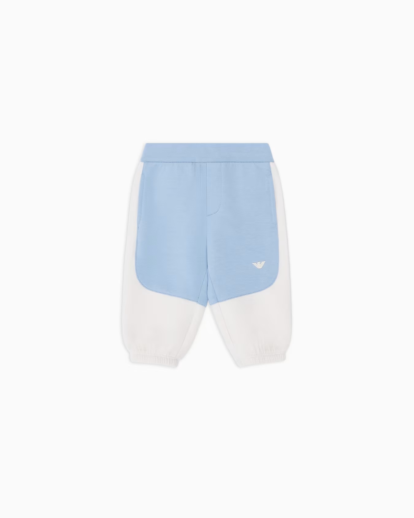 ASV Double-jersey joggers with colour-block details
