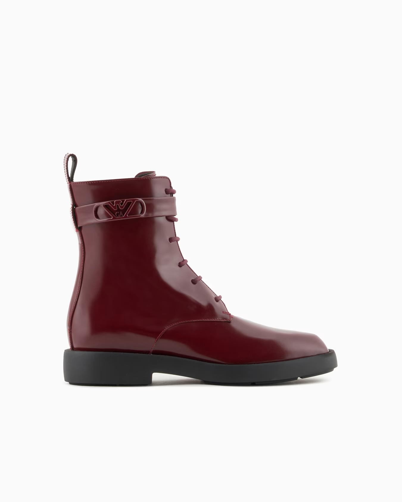 Lace-up ankle boots in brushed leather 1 Lace-up ankle boots in brushed leather