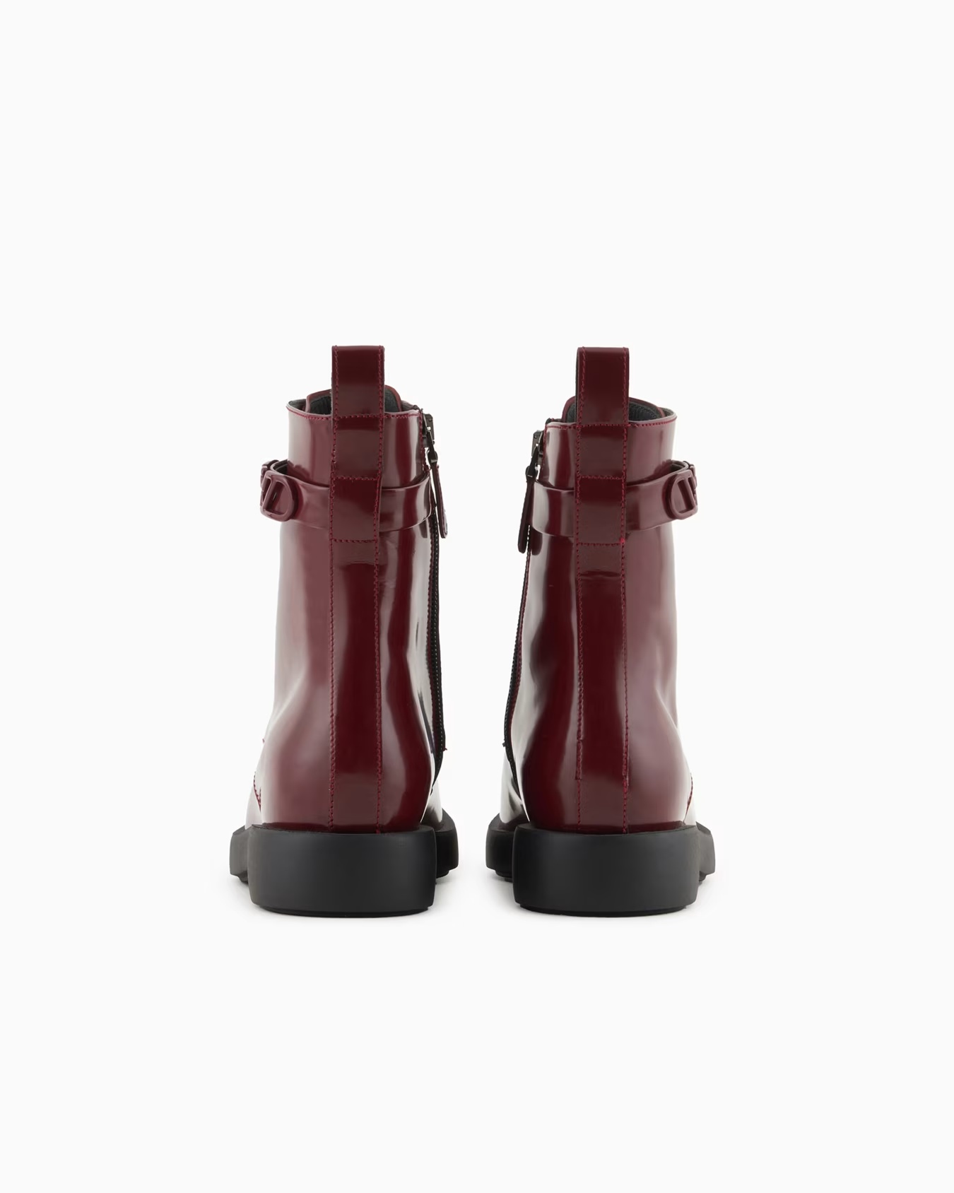 Lace-up ankle boots in brushed leather 3 Lace-up ankle boots in brushed leather