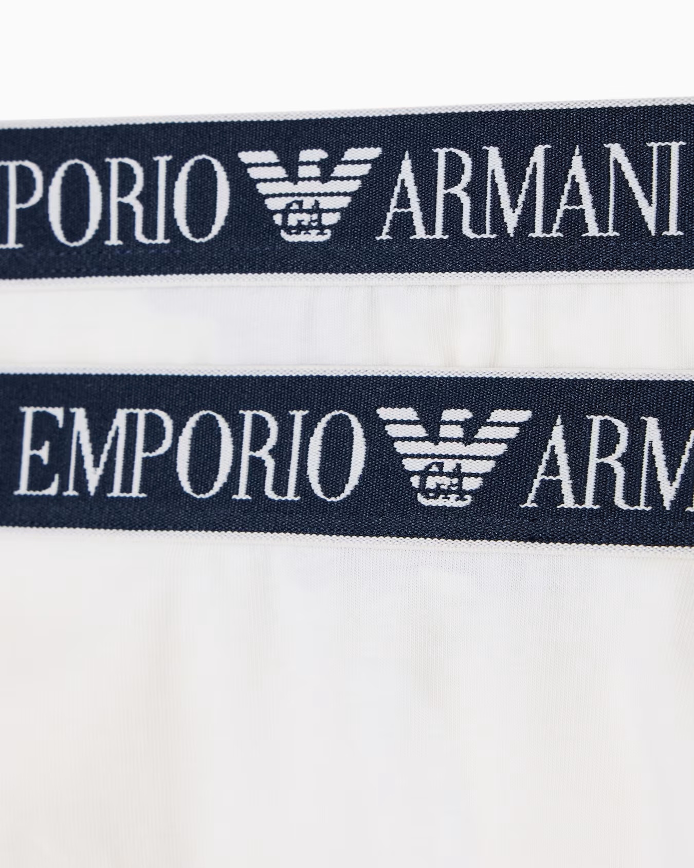 Two-pack of ASV organic-cotton Brazilian briefs with logo waistband 4 Two-pack of ASV organic-cotton Brazilian briefs with logo waistband