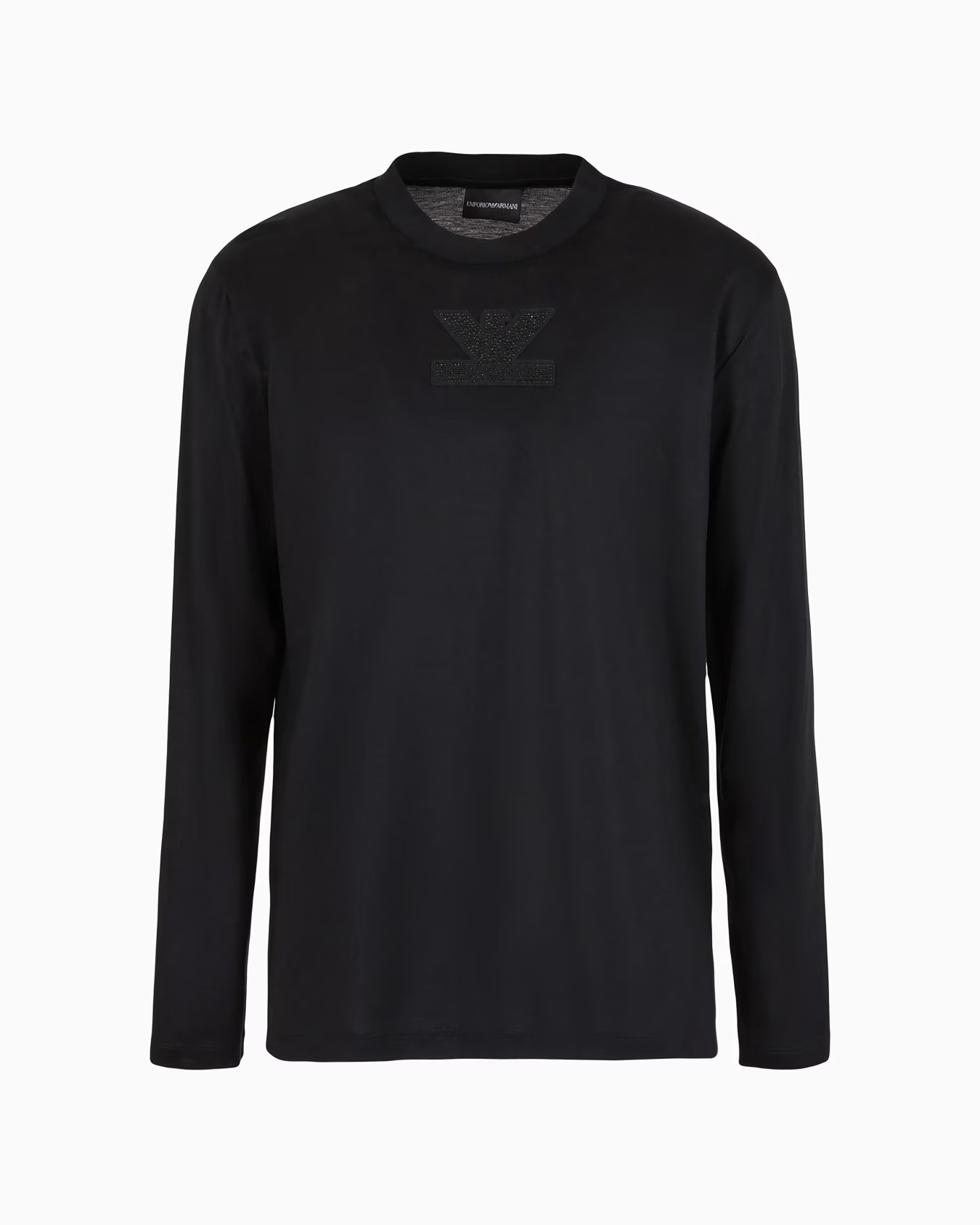 ASV Clubwear oversize sweater in Lyocell-blend jersey with rhinestone patch