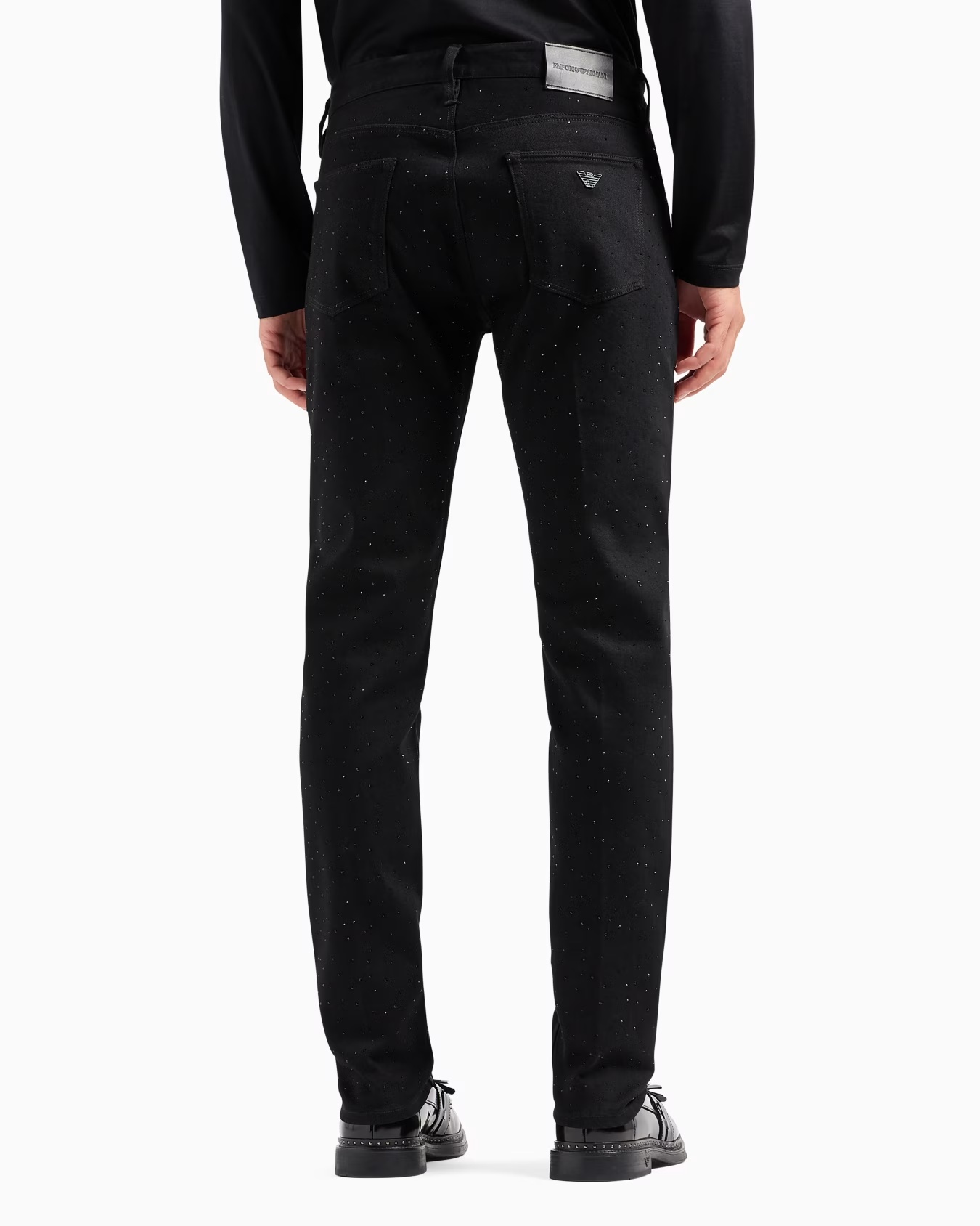 J75 Clubwear slim-fit bull denim jeans with all-over rhinestones 3 J75 Clubwear slim-fit bull denim jeans with all-over rhinestones