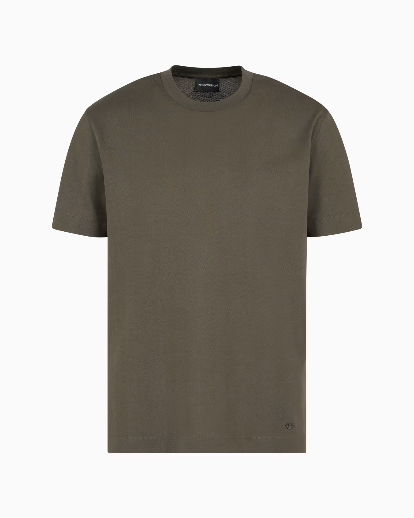 3D-effect ASV embossed jacquard jersey T-shirt