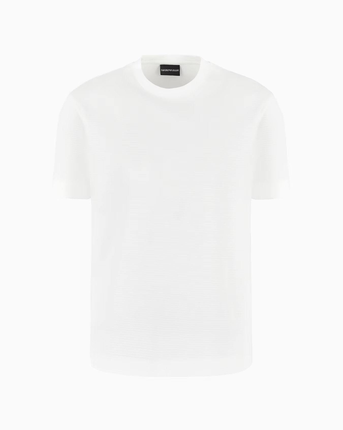 3D-effect ASV embossed jacquard jersey T-shirt