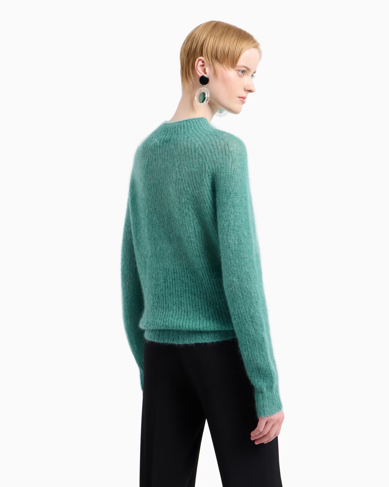 Fishermanâs-rib mohair-wool blend jumper 3 Fishermanâs-rib mohair-wool blend jumper