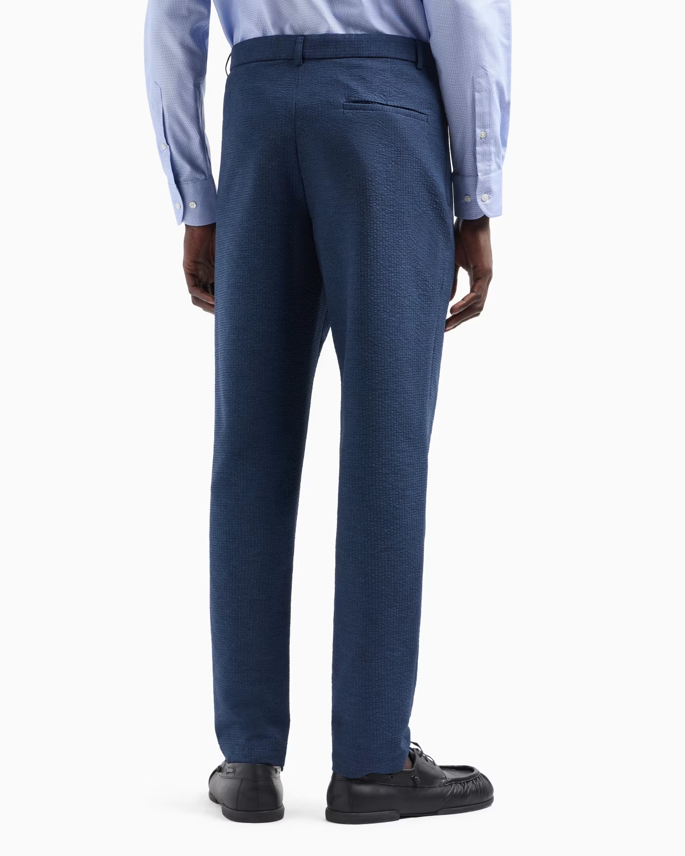Printed technical seersucker trousers 3 Printed technical seersucker trousers