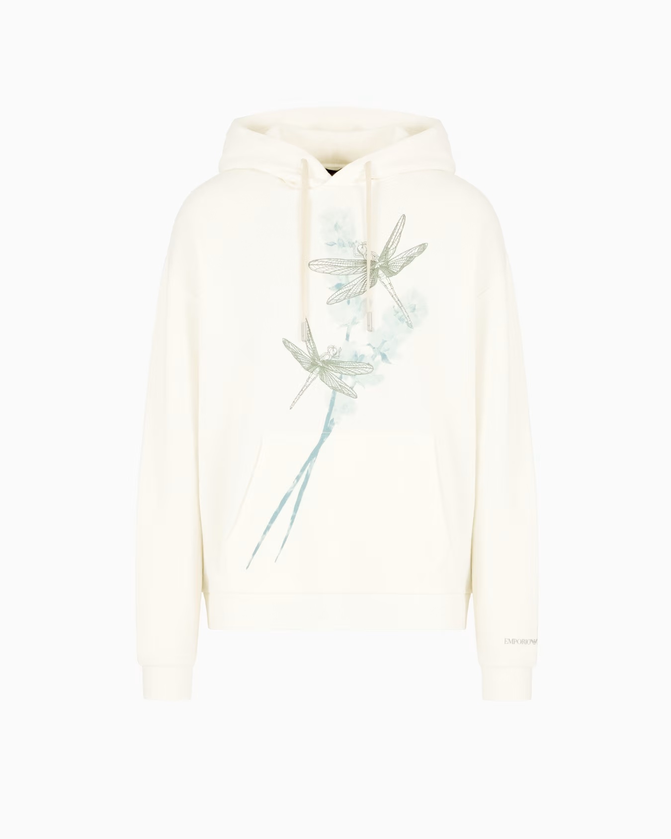 ASV Jersey hooded sweatshirt with dragonfly print and embroidery 1 ASV Jersey hooded sweatshirt with dragonfly print and embroidery