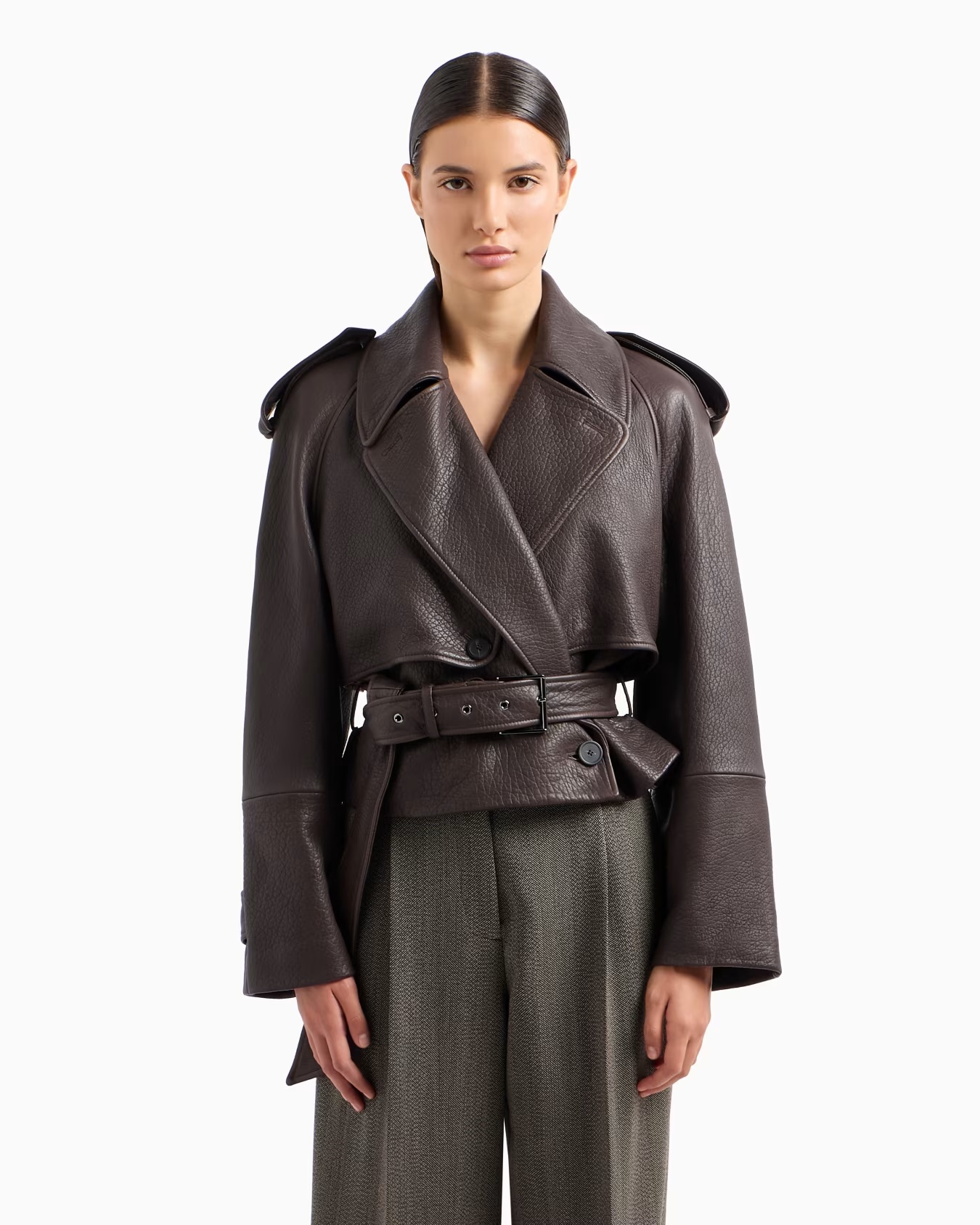 Natural-grain nappa lambskin biker jacket 2 Natural-grain nappa lambskin biker jacket