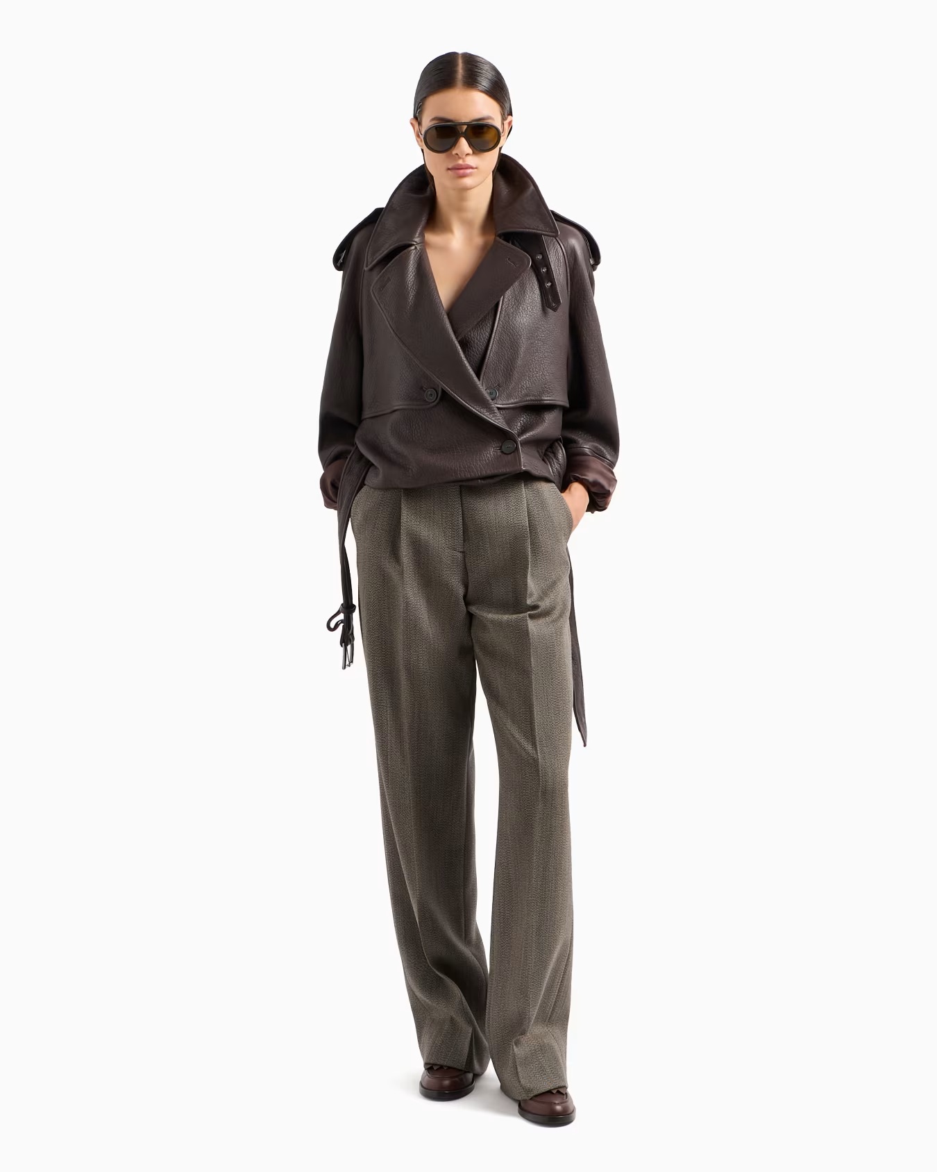 Natural-grain nappa lambskin biker jacket 4 Natural-grain nappa lambskin biker jacket