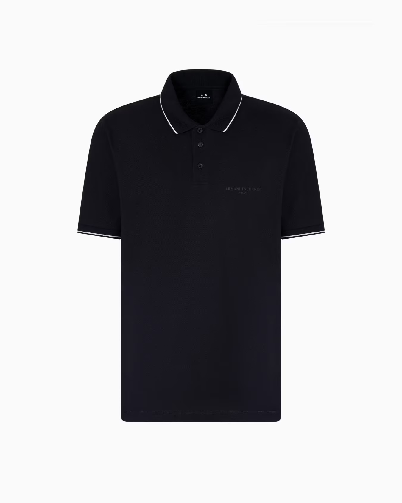 Regular fit mercerised cotton polo