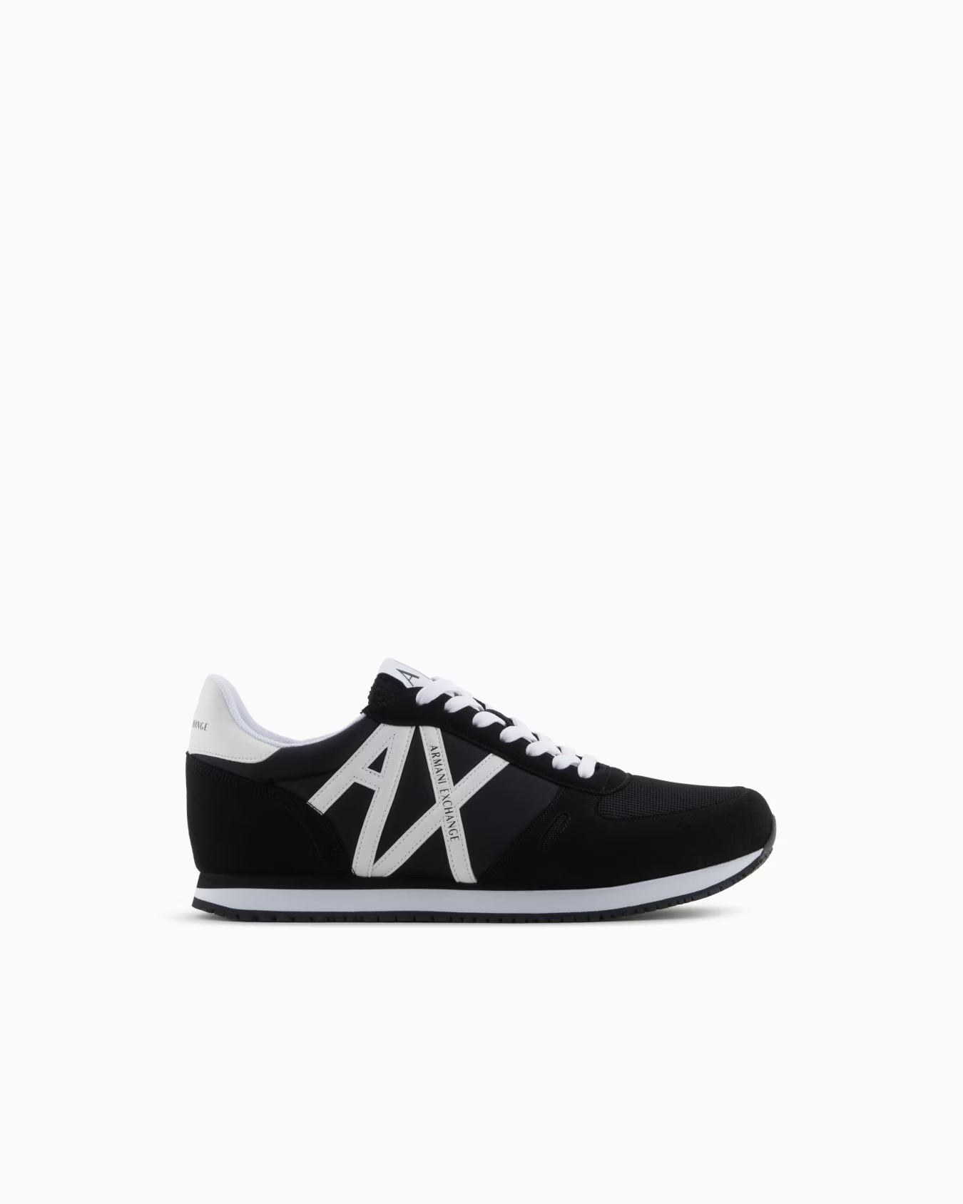 Sneakers in eco-suede, mesh and nylon