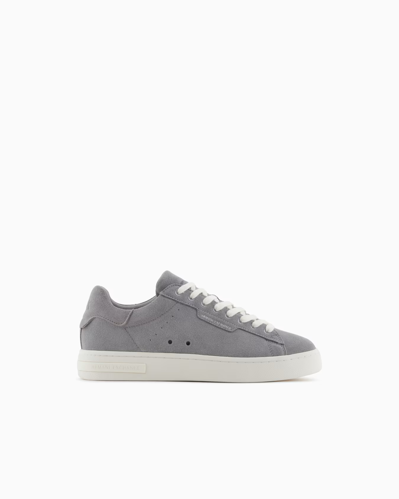 Leather sneakers with logo