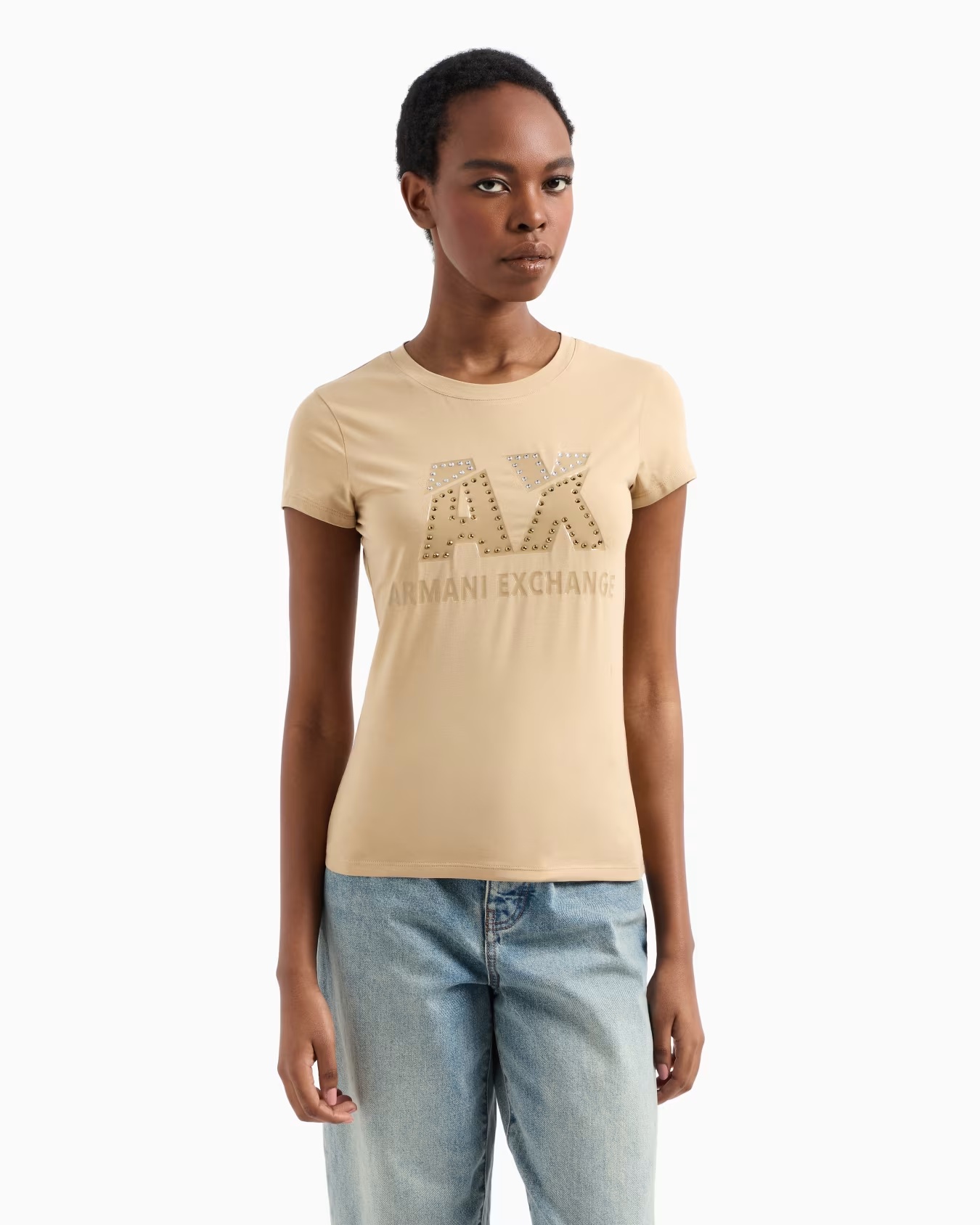 Slim fit T-shirt in stretch cotton jersey 4 Slim fit T-shirt in stretch cotton jersey