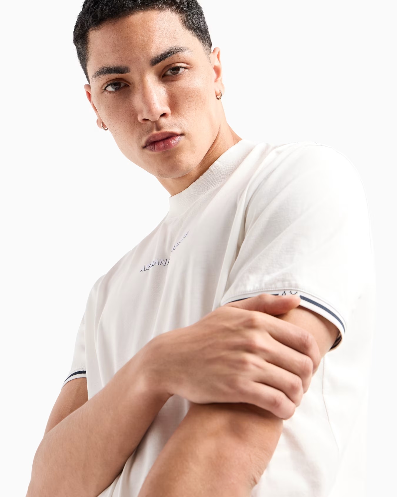 Regular fit T-shirt with contrasting profiles in ASV cotton 5 Regular fit T-shirt with contrasting profiles in ASV cotton