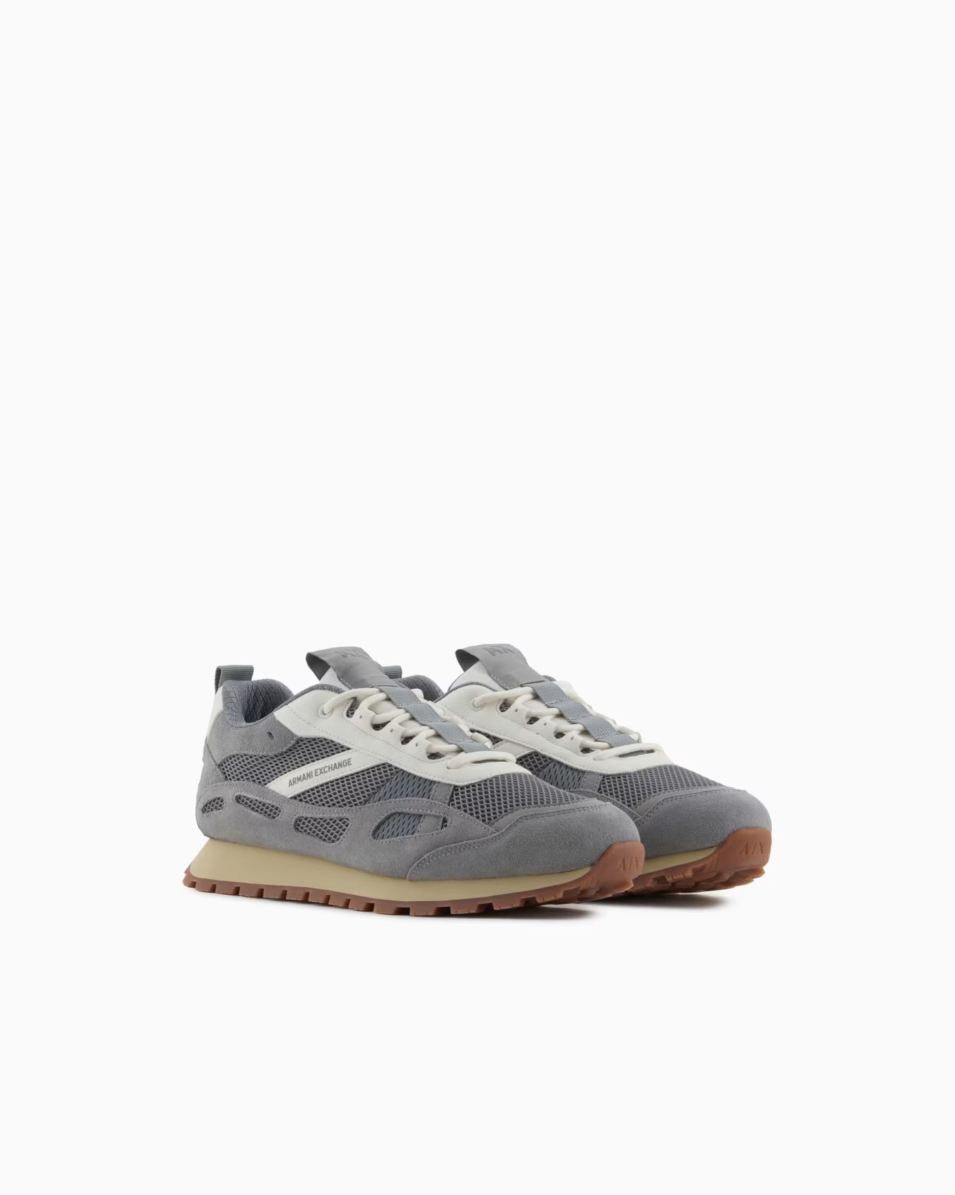 Sneakers in eco-suede, mesh and nylon 2 Sneakers in eco-suede, mesh and nylon