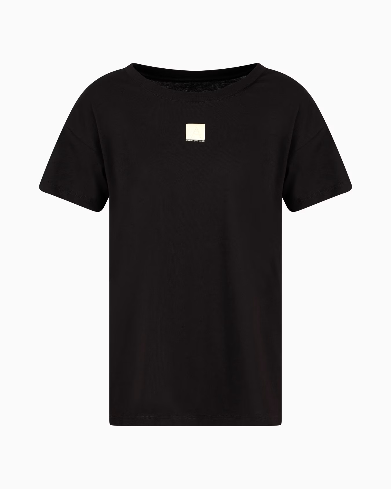 Relaxed fit T-shirt with round neck and logo 1 Relaxed fit T-shirt with round neck and logo