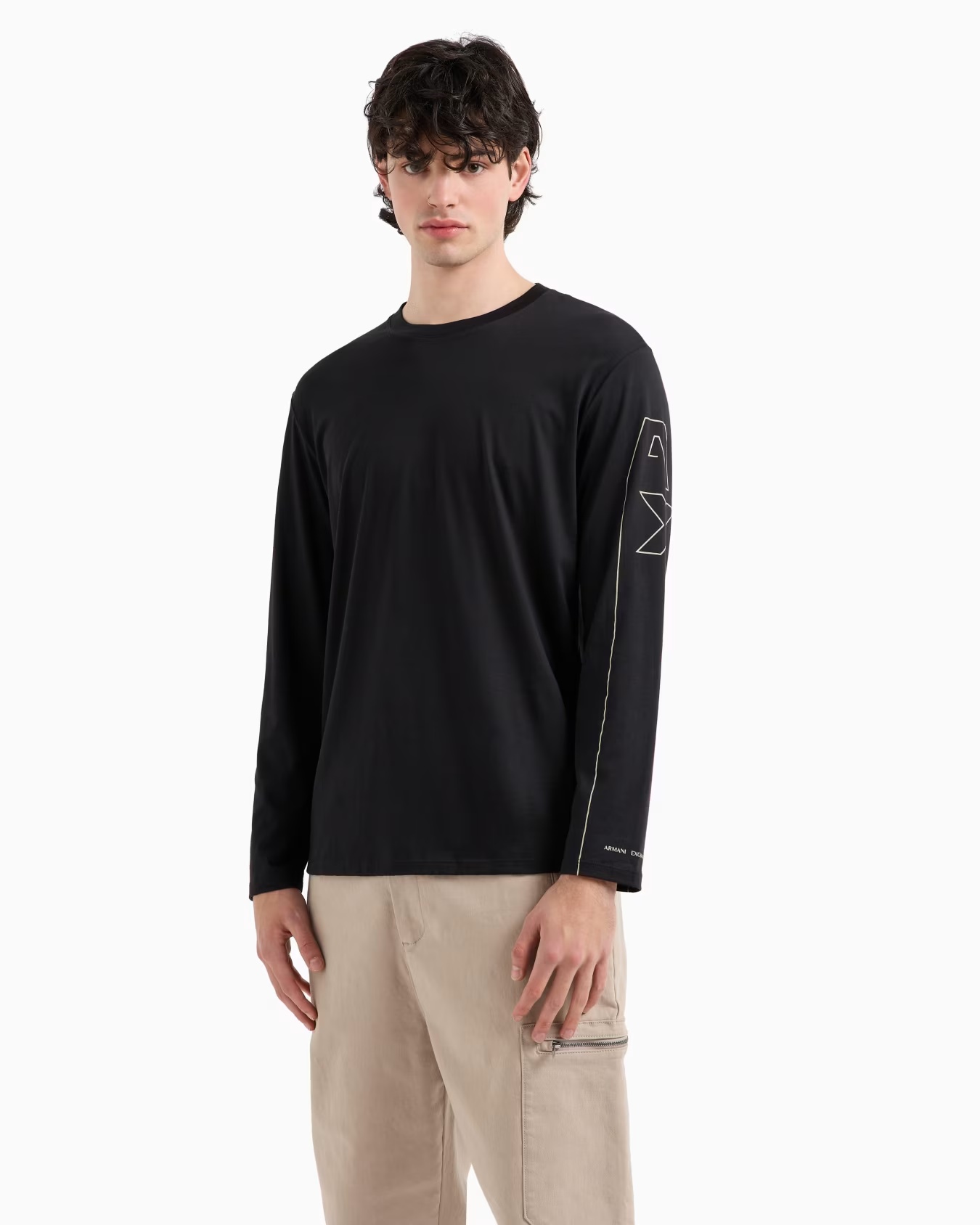 Pima Cotton Print Long Sleeve T-Shirt 2 Pima Cotton Print Long Sleeve T-Shirt