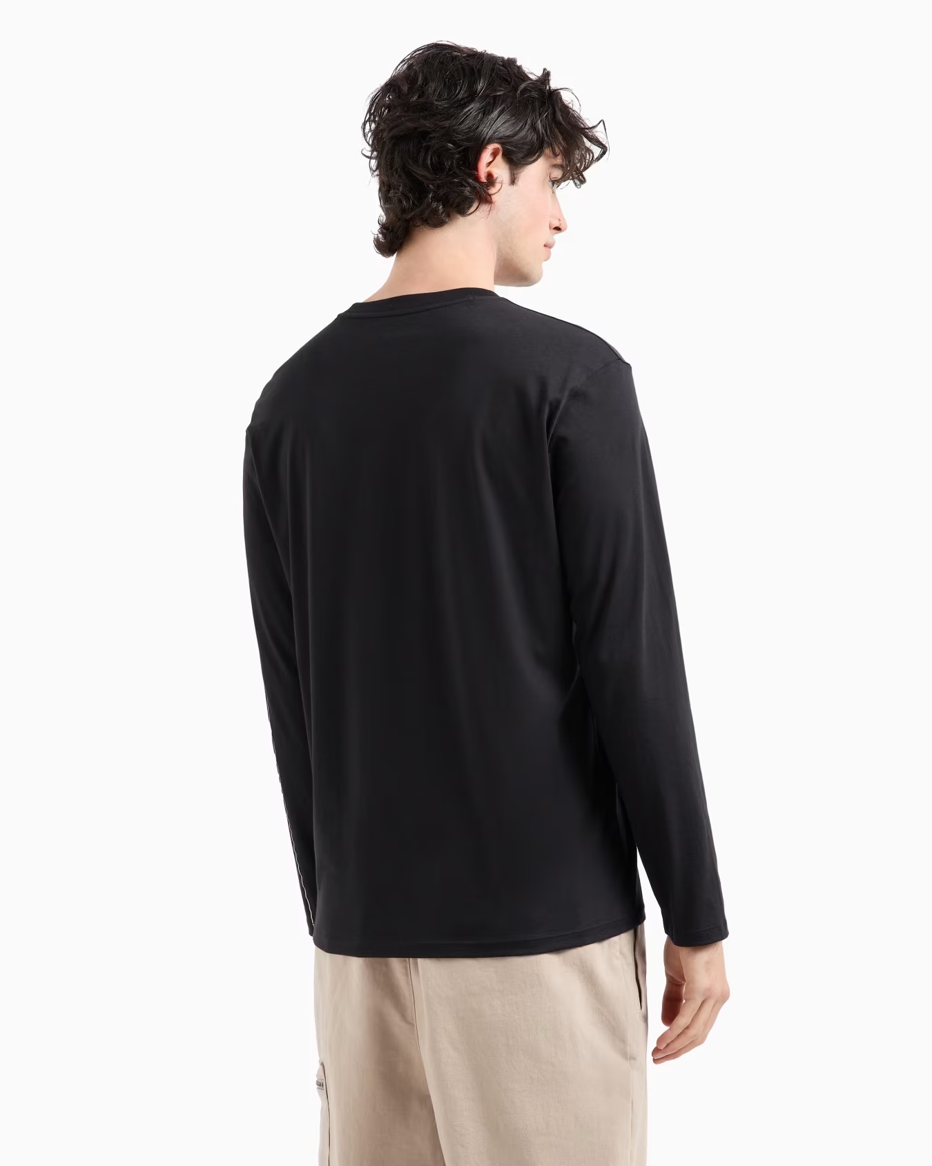 Pima Cotton Print Long Sleeve T-Shirt 3 Pima Cotton Print Long Sleeve T-Shirt