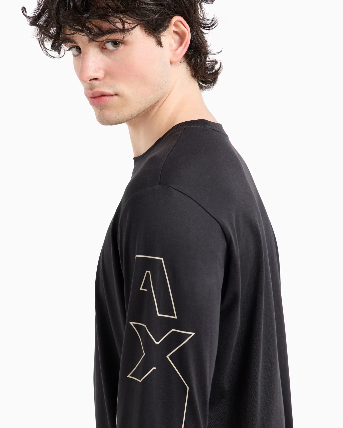 Pima Cotton Print Long Sleeve T-Shirt 5 Pima Cotton Print Long Sleeve T-Shirt