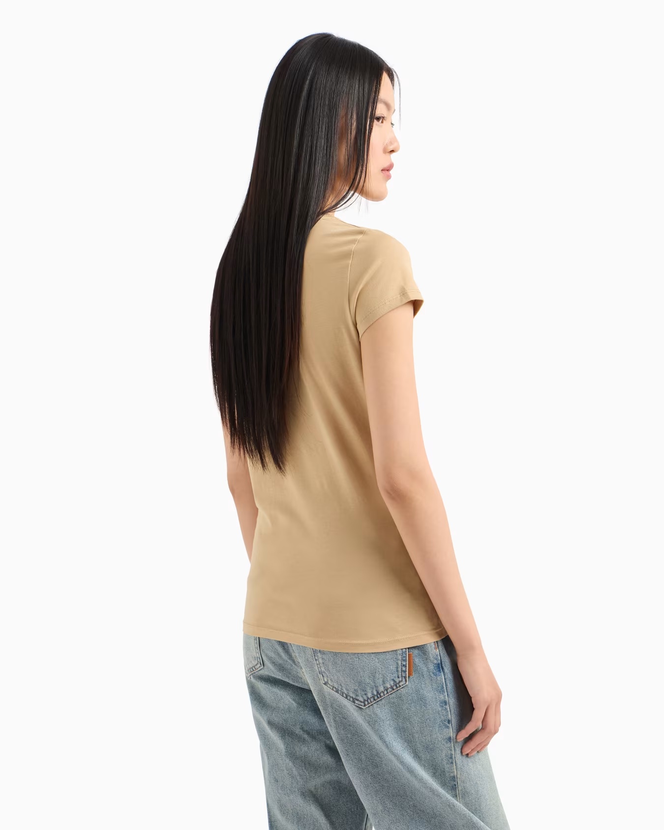 Pima Cotton Print Short Short T-Shirt 3 Pima Cotton Print Short Short T-Shirt
