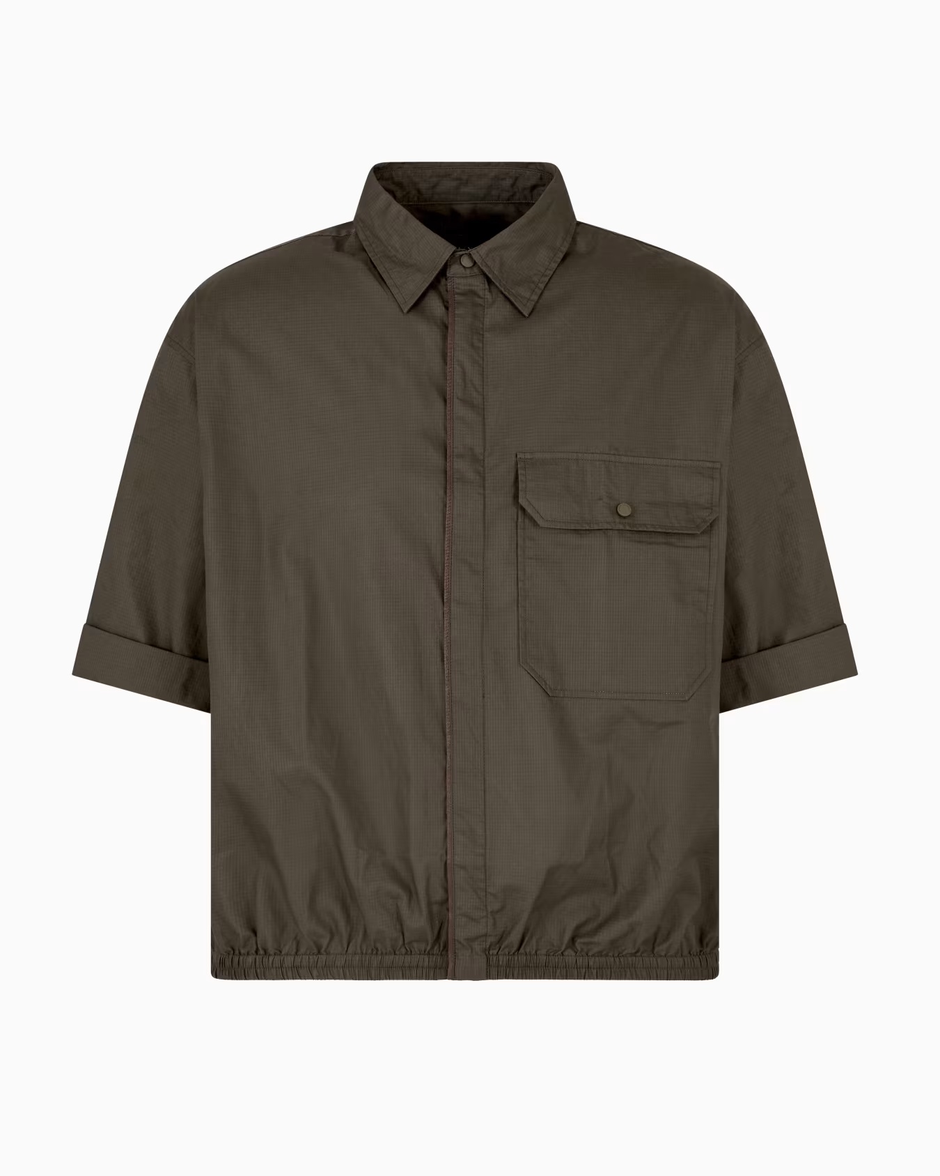Loose fit shirt in ripstop cotton