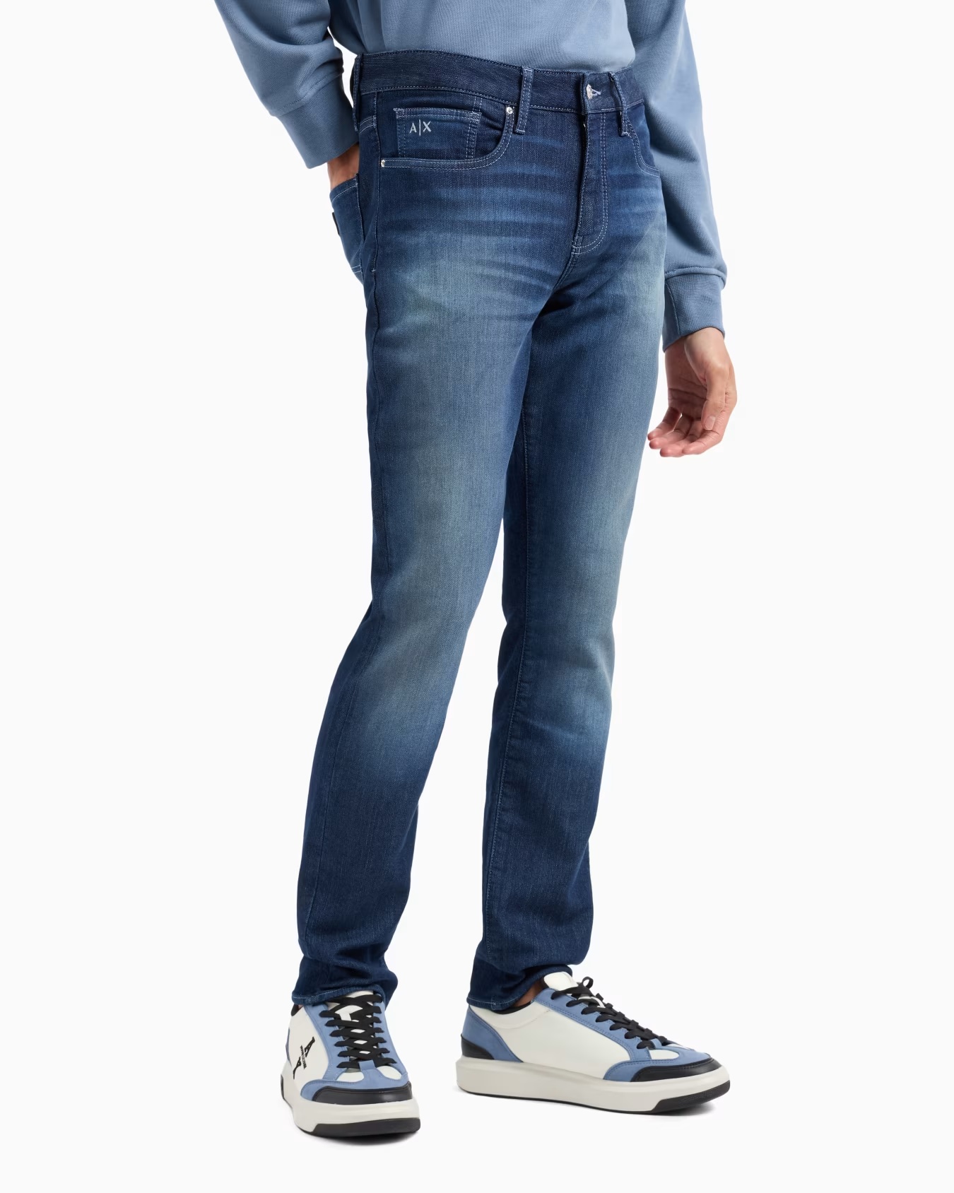 J14 skinny fit jeans in dark indigo denim 2 J14 skinny fit jeans in dark indigo denim