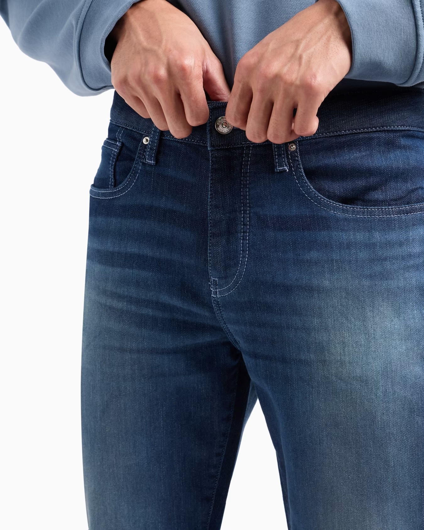J14 skinny fit jeans in dark indigo denim 5 J14 skinny fit jeans in dark indigo denim