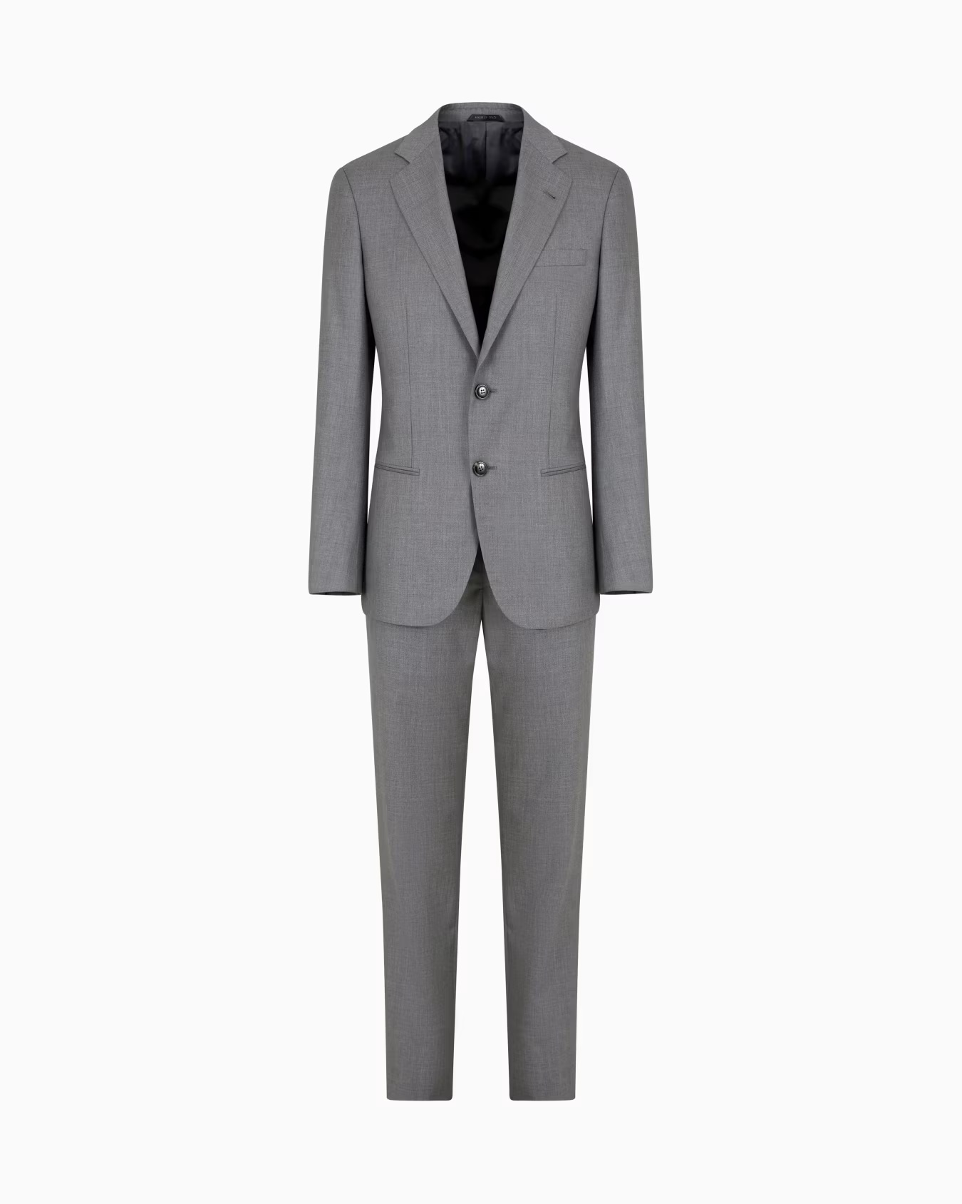 Single-breasted Soho Line suit in virgin wool and cashmere