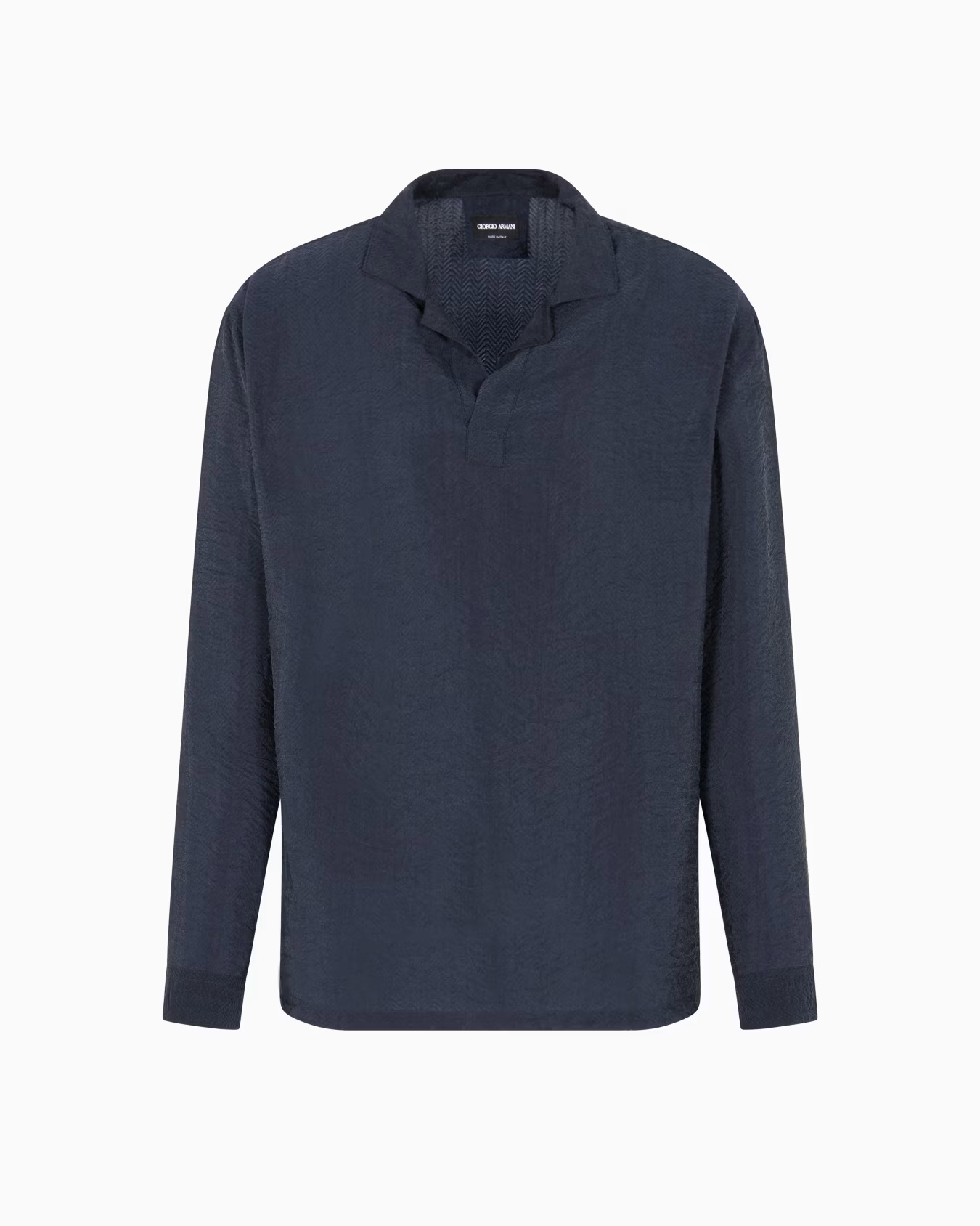 Jacquard cupro polo shirt 1 Jacquard cupro polo shirt