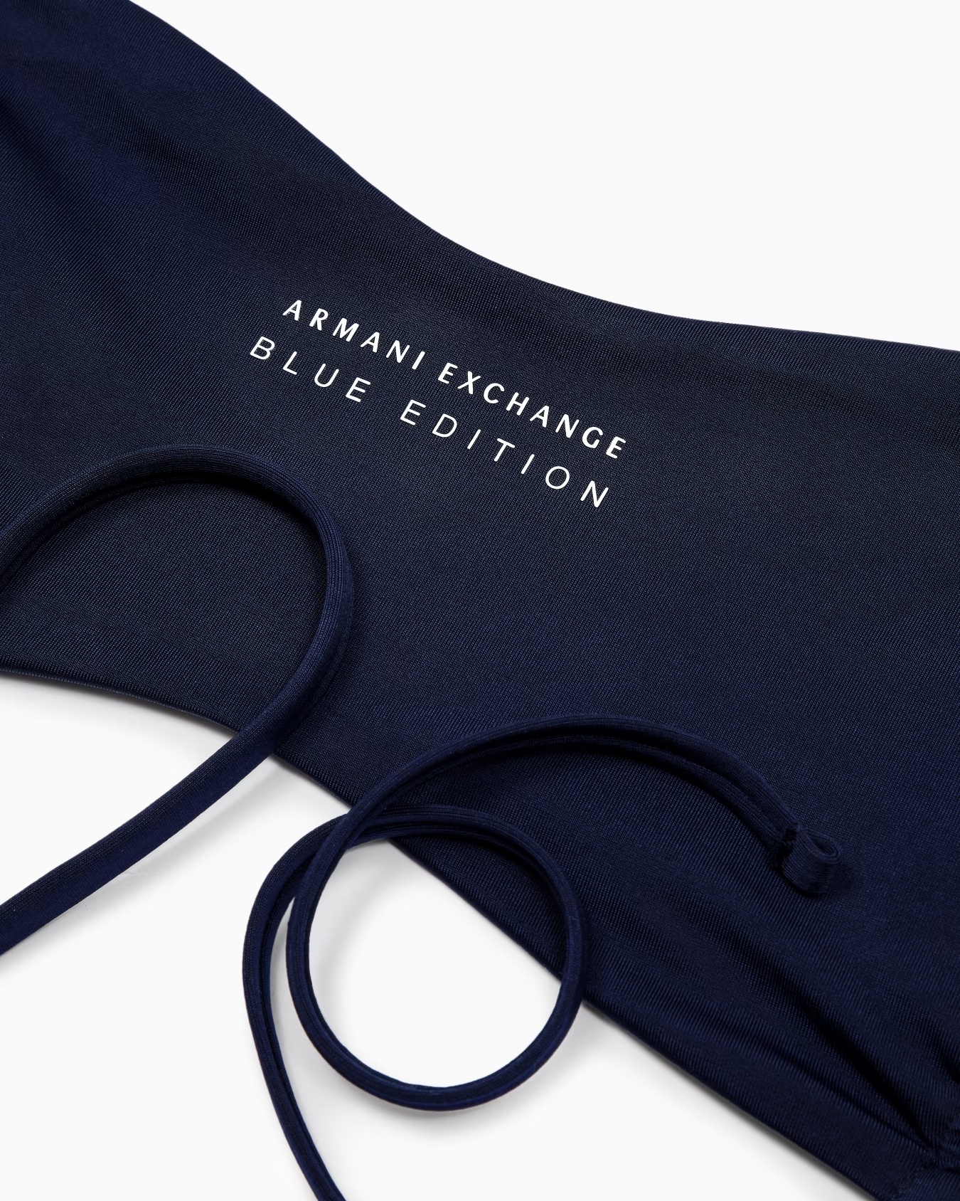 Bandeau bikini top with Blue Edition ASV logo 4 Bandeau bikini top with Blue Edition ASV logo