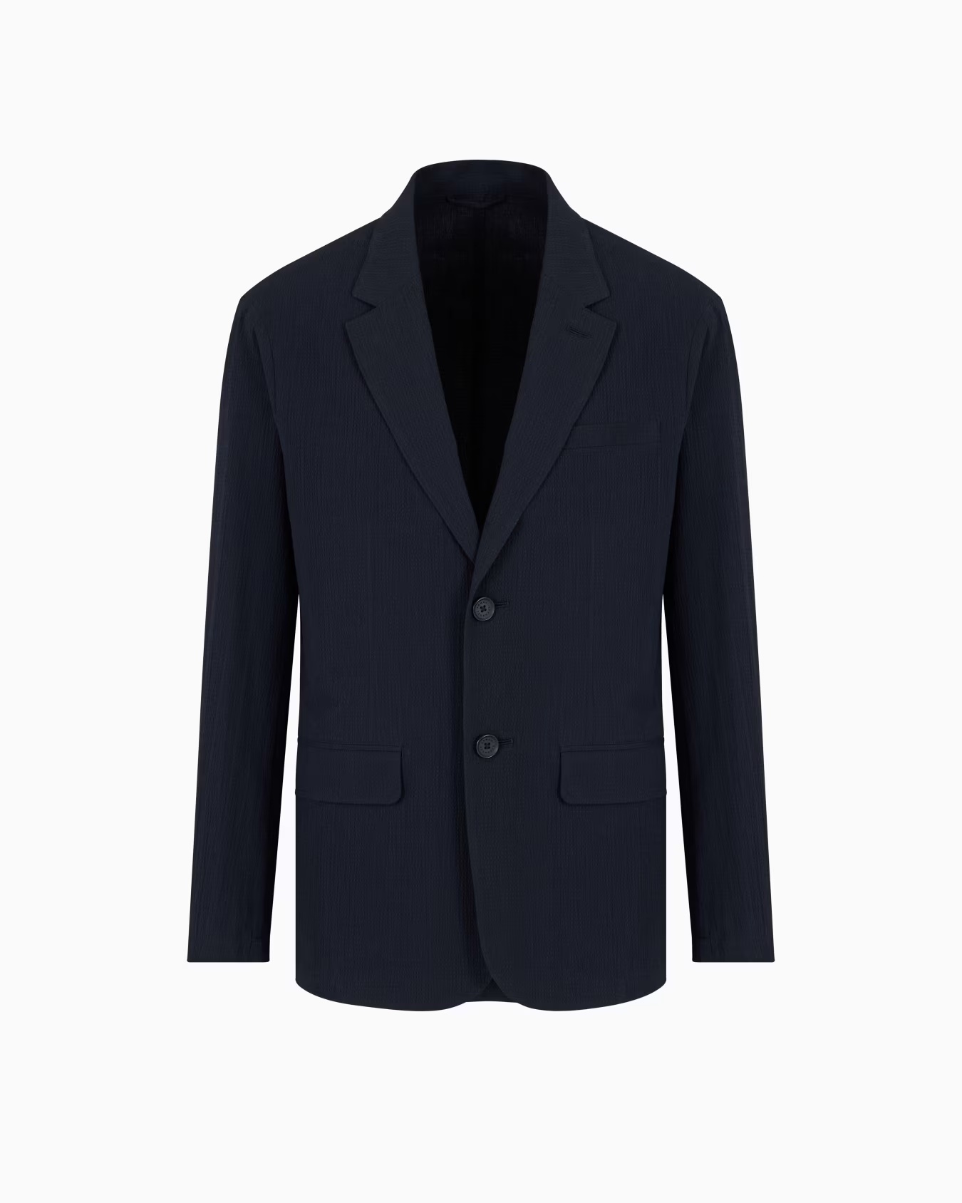 Single-breasted stretch cotton jacket