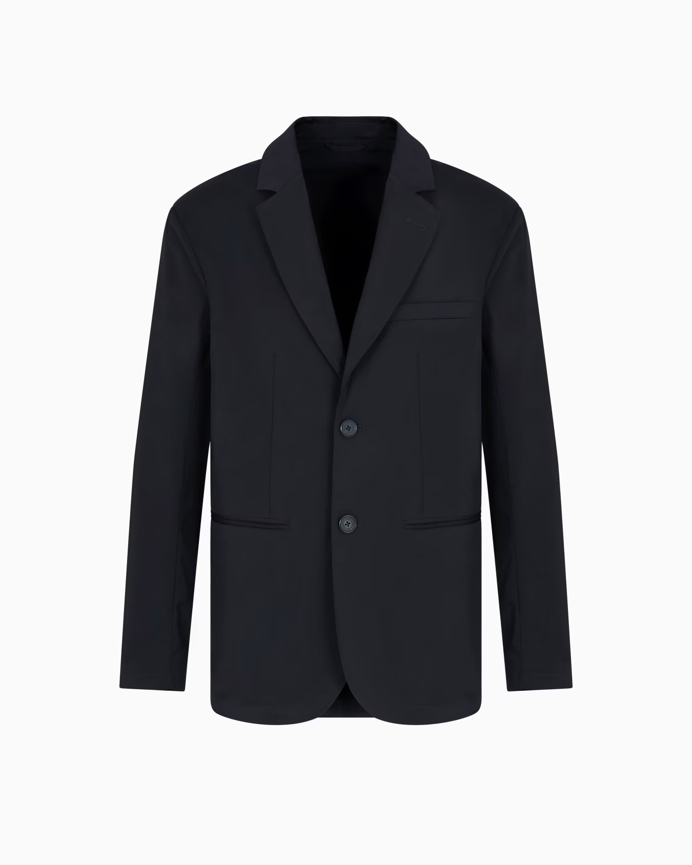 Single-breasted blazer in stretch fabric