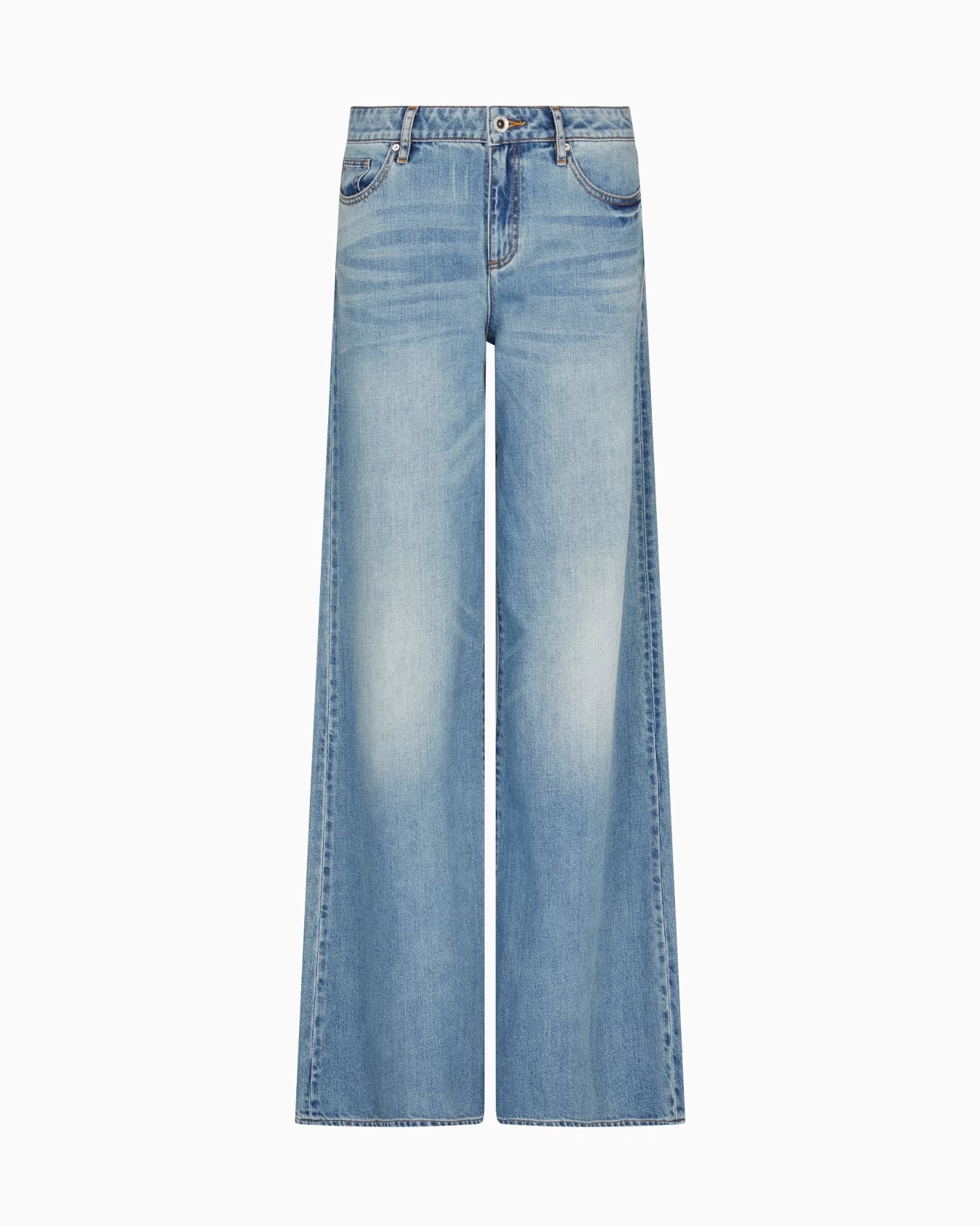 Relaxed fit jeans in stretch cotton denim