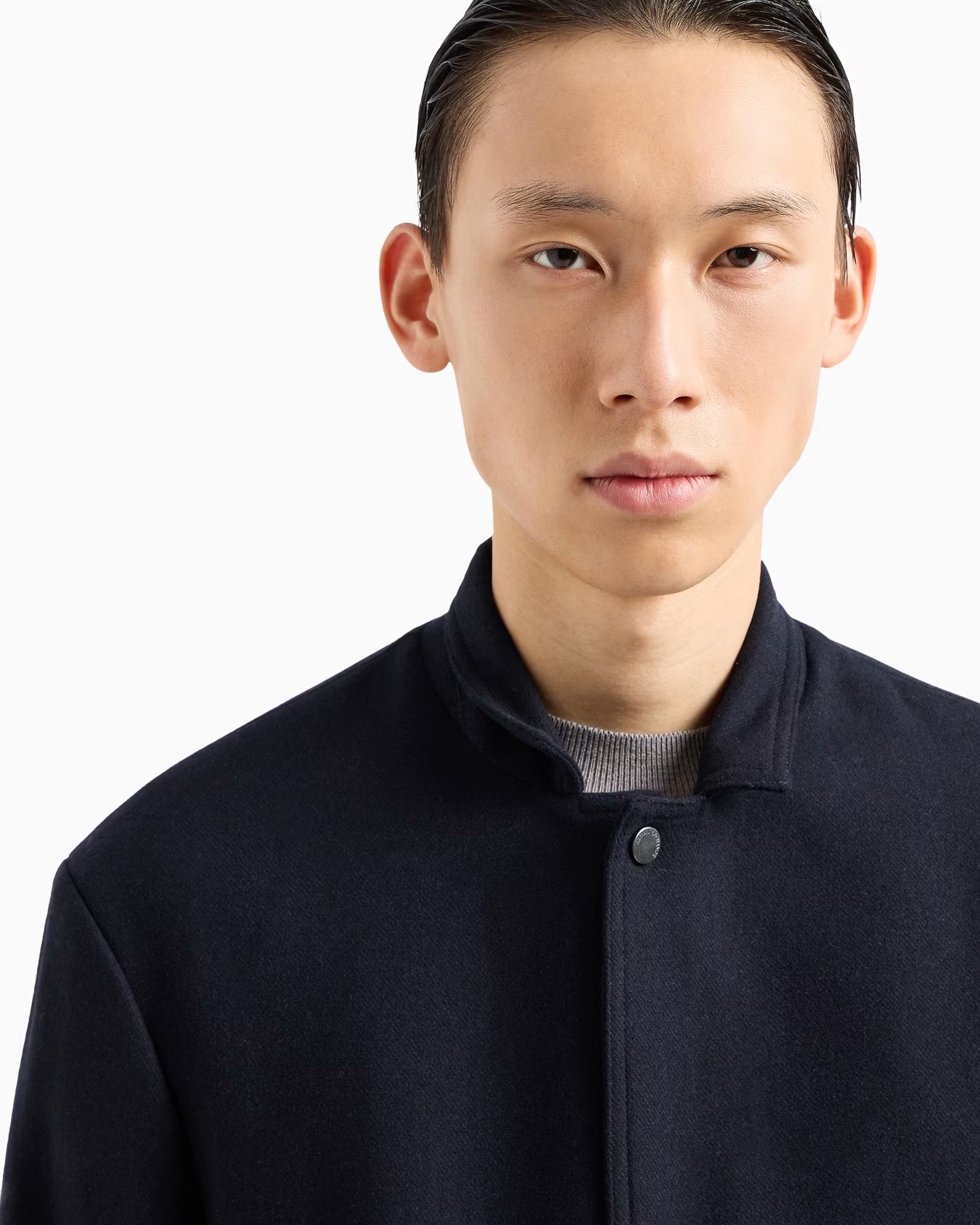 Single-breasted jacket with buttons and zip 5 Single-breasted jacket with buttons and zip