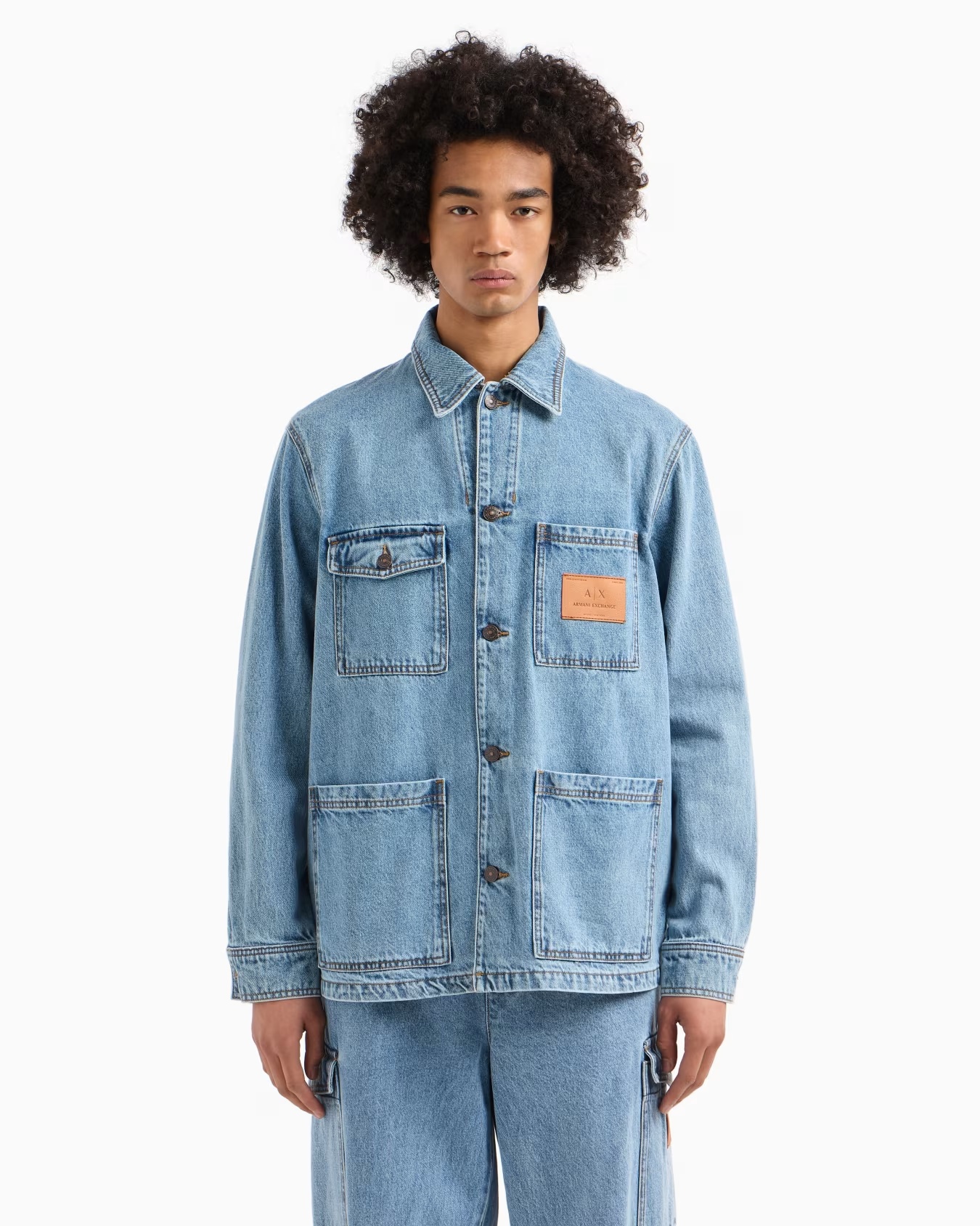 Denim jacket with logo patch 4 Denim jacket with logo patch