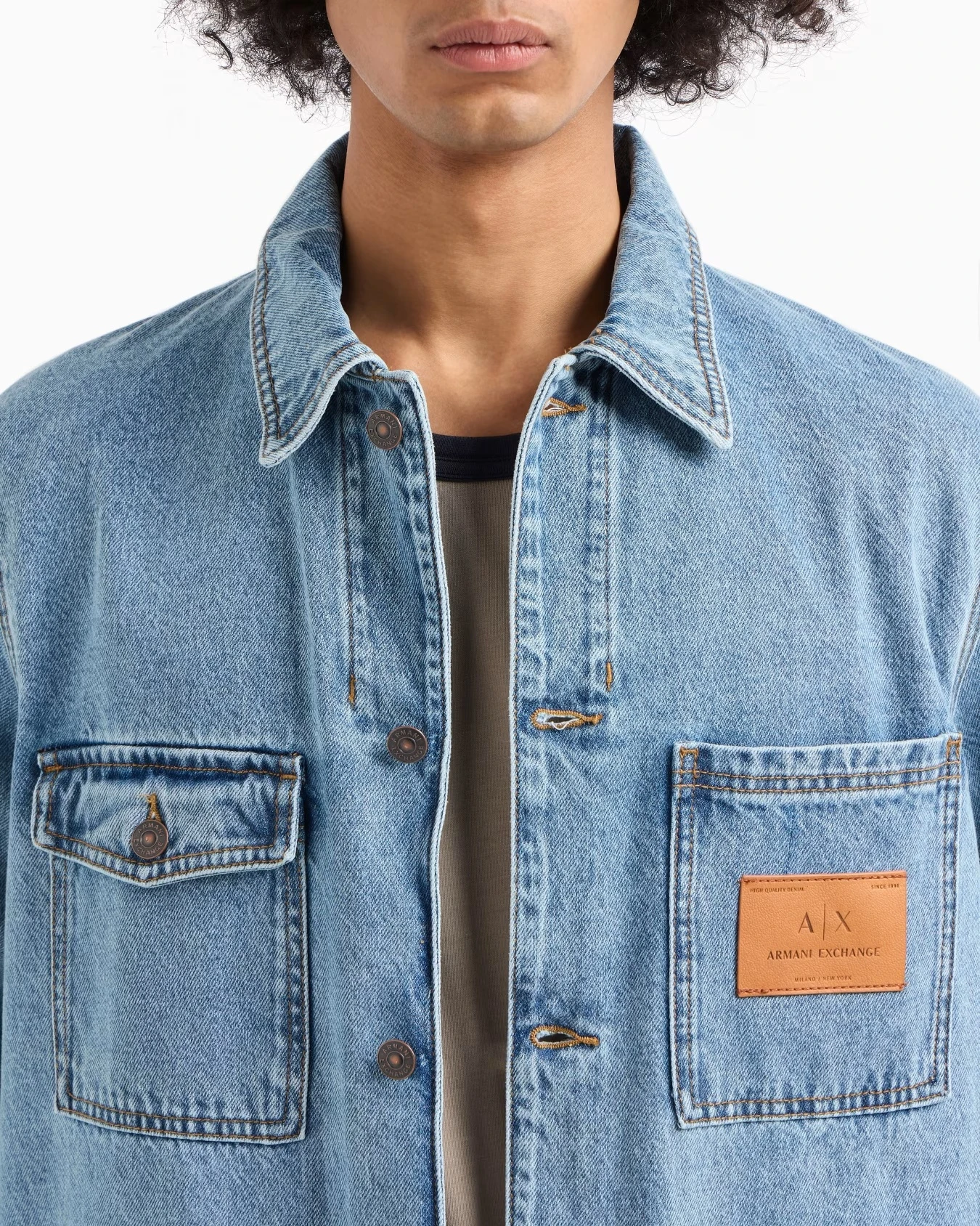 Denim jacket with logo patch 5 Denim jacket with logo patch