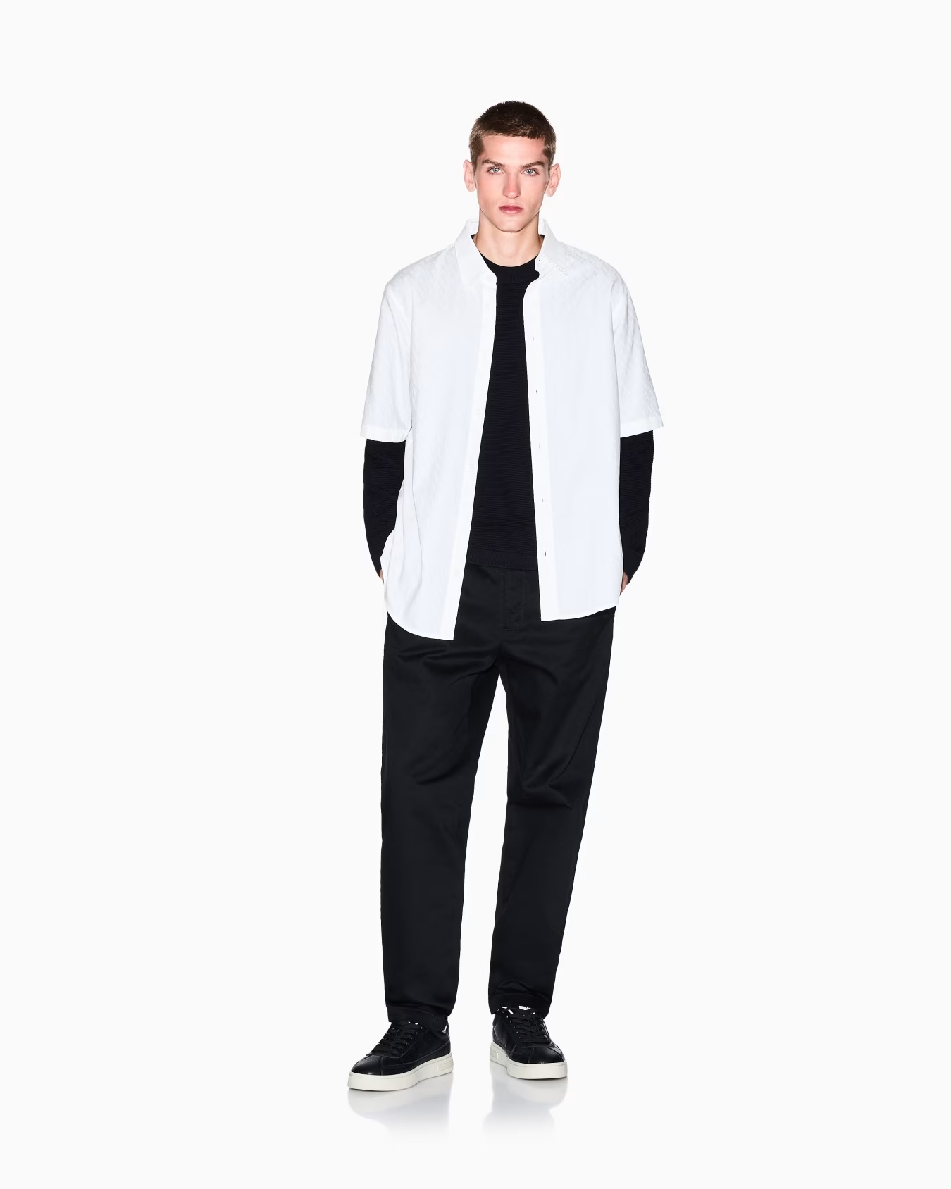 Ribbed crew neck sweater 2 Ribbed crew neck sweater