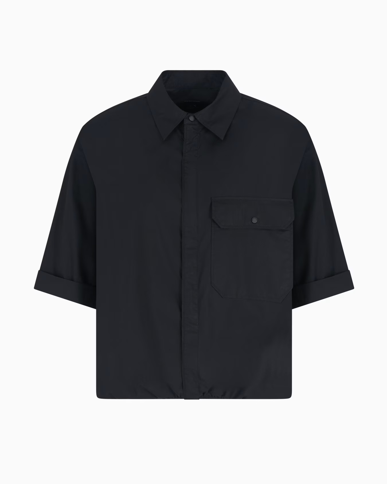 Loose fit shirt in ripstop cotton