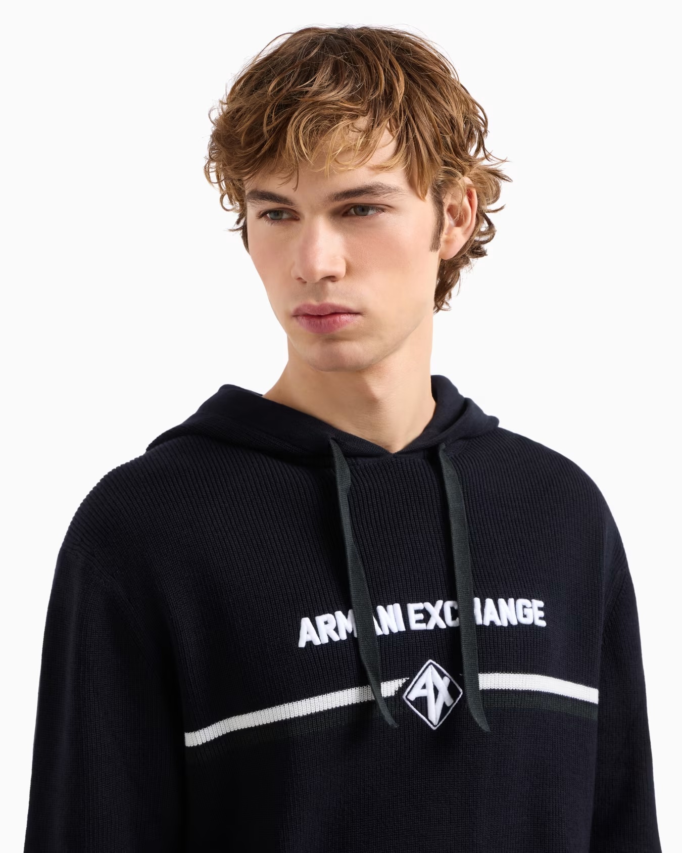 Cotton hoodie with central logo 5 Cotton hoodie with central logo